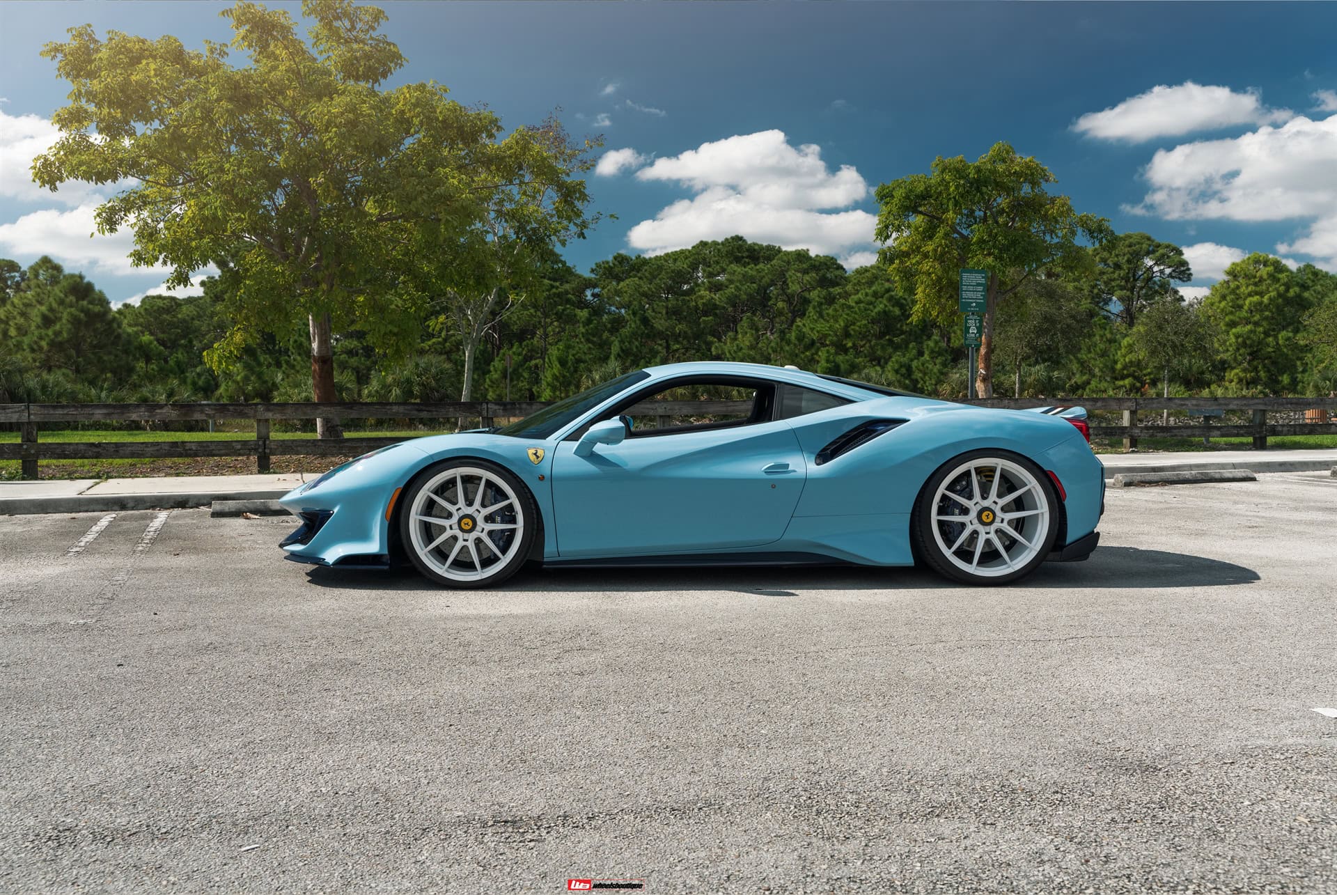 Photo 24 of Ferrari 488 Pista | Azzuro La Plata | Novitec NF10 ZV | Gloss White