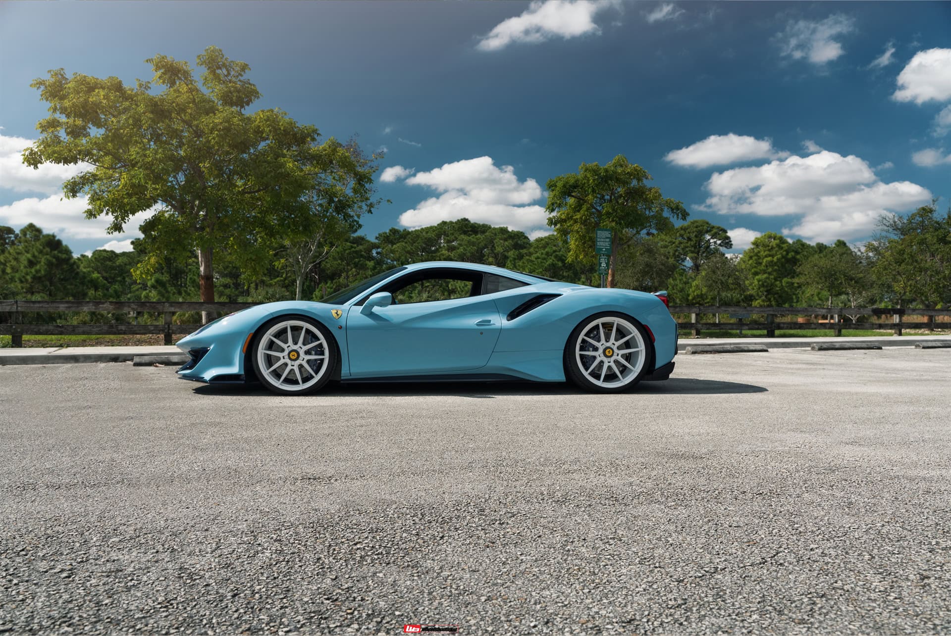 Photo 23 of Ferrari 488 Pista | Azzuro La Plata | Novitec NF10 ZV | Gloss White