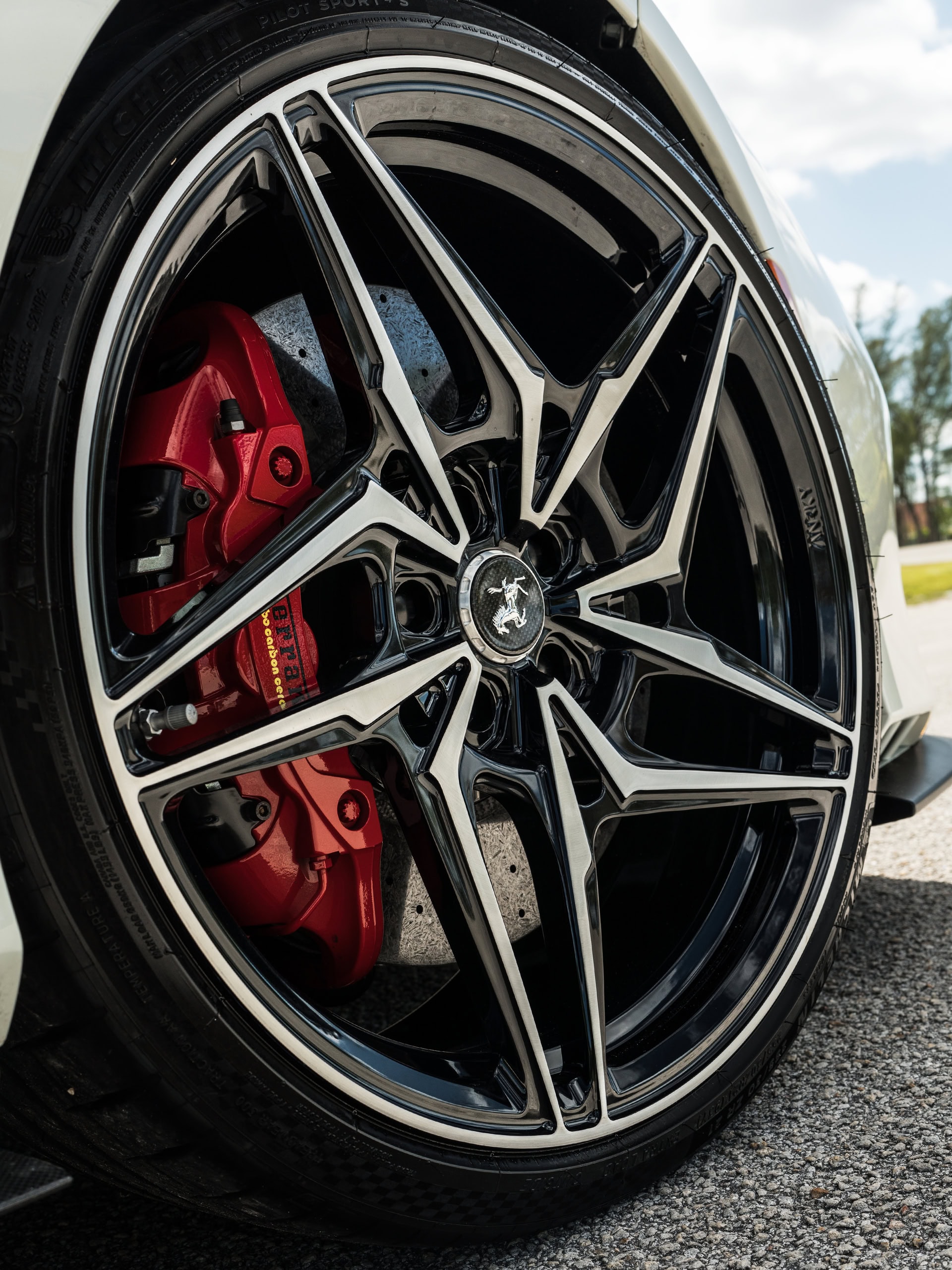 Photo 21 of Ferrari F8 Spider | Bianco Avus | ANRKY S3-X1 | Two-Tone: Brushed Clear Face + Gloss Black Windows