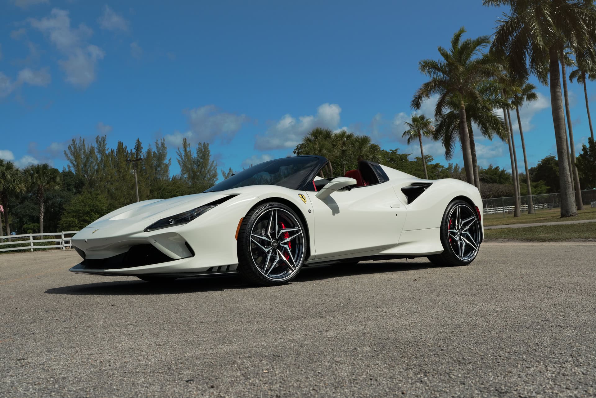Photo 25 of Ferrari F8 Spider | Bianco Avus | ANRKY S3-X1 | Two-Tone: Brushed Clear Face + Gloss Black Windows