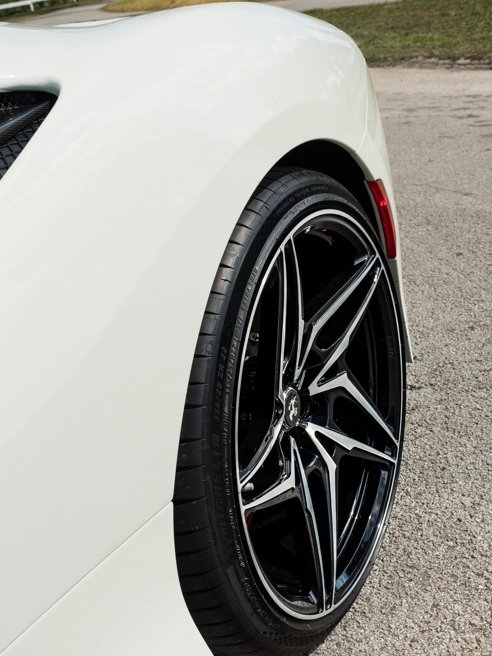 Photo 26 of Ferrari F8 Spider | Bianco Avus | ANRKY S3-X1 | Two-Tone: Brushed Clear Face + Gloss Black Windows