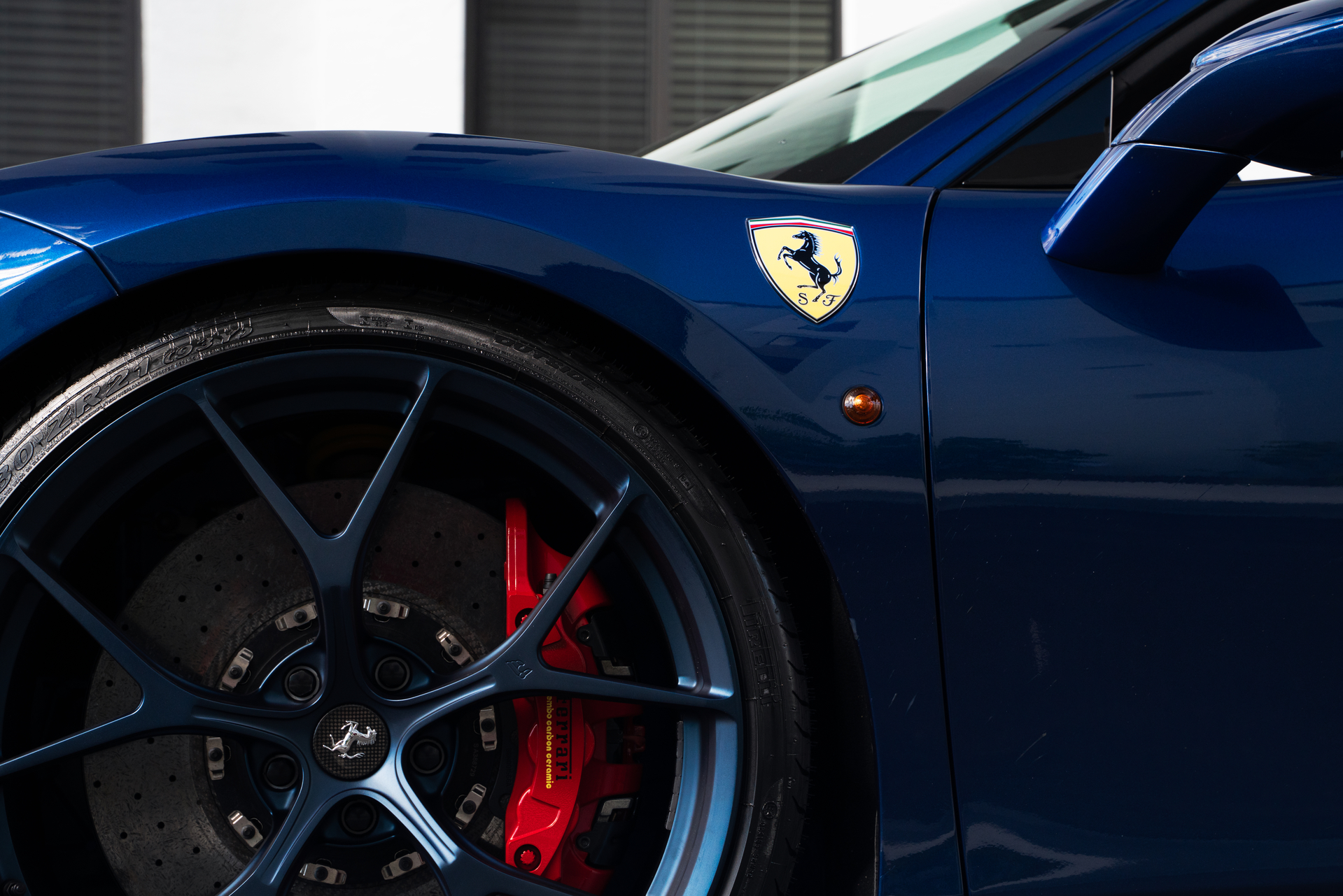 Ferrari Pista on IPE Wheels