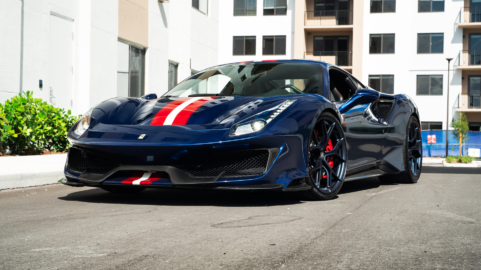 Ferrari Pista on IPE Wheels