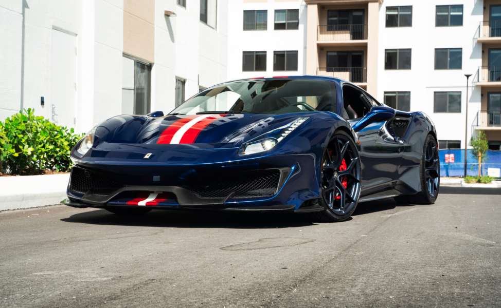 Ferrari Pista on IPE Wheels