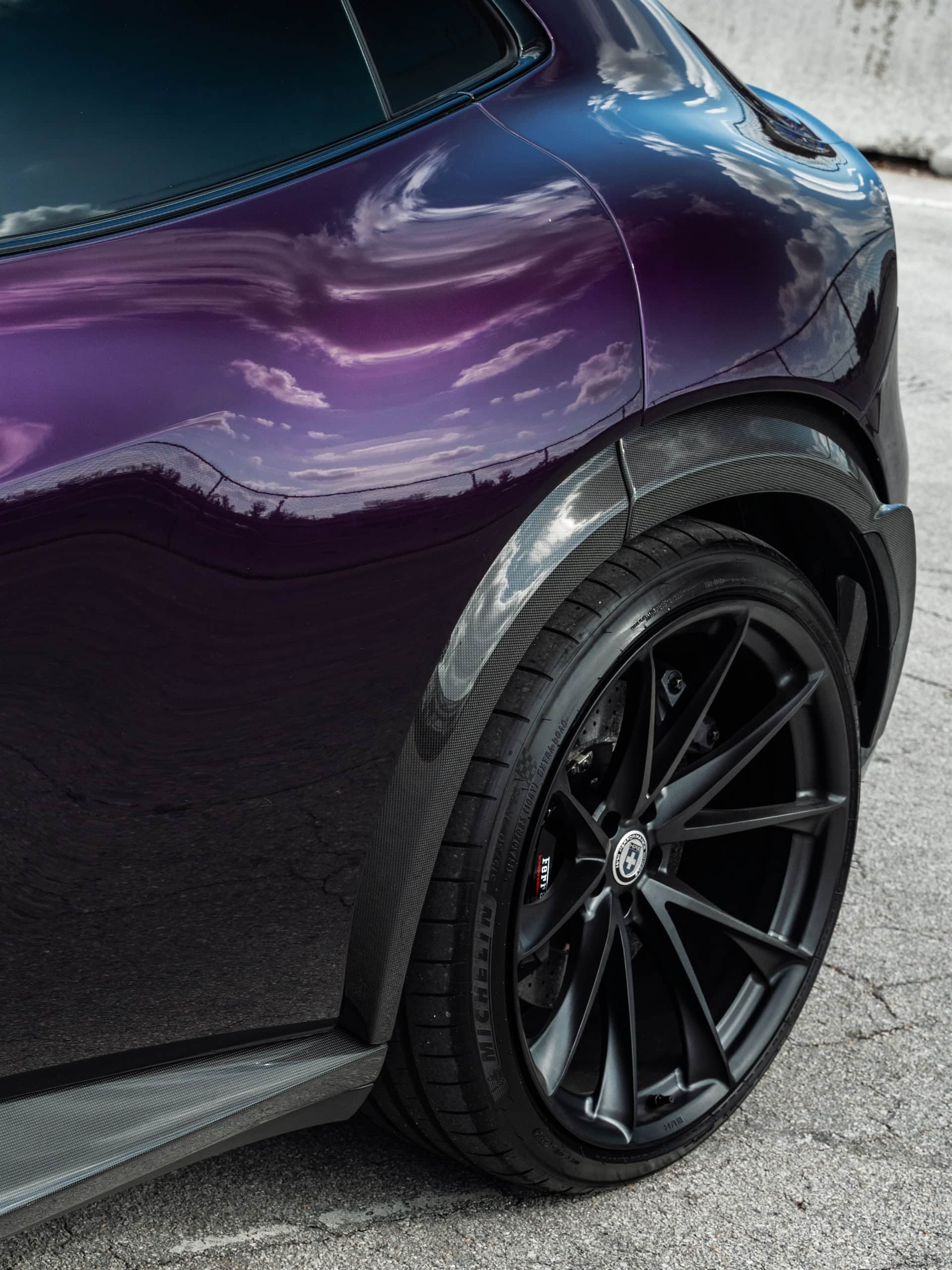 Ferrari Purosangue | Hong Kong Viola | on HRE P204 | Satin Black