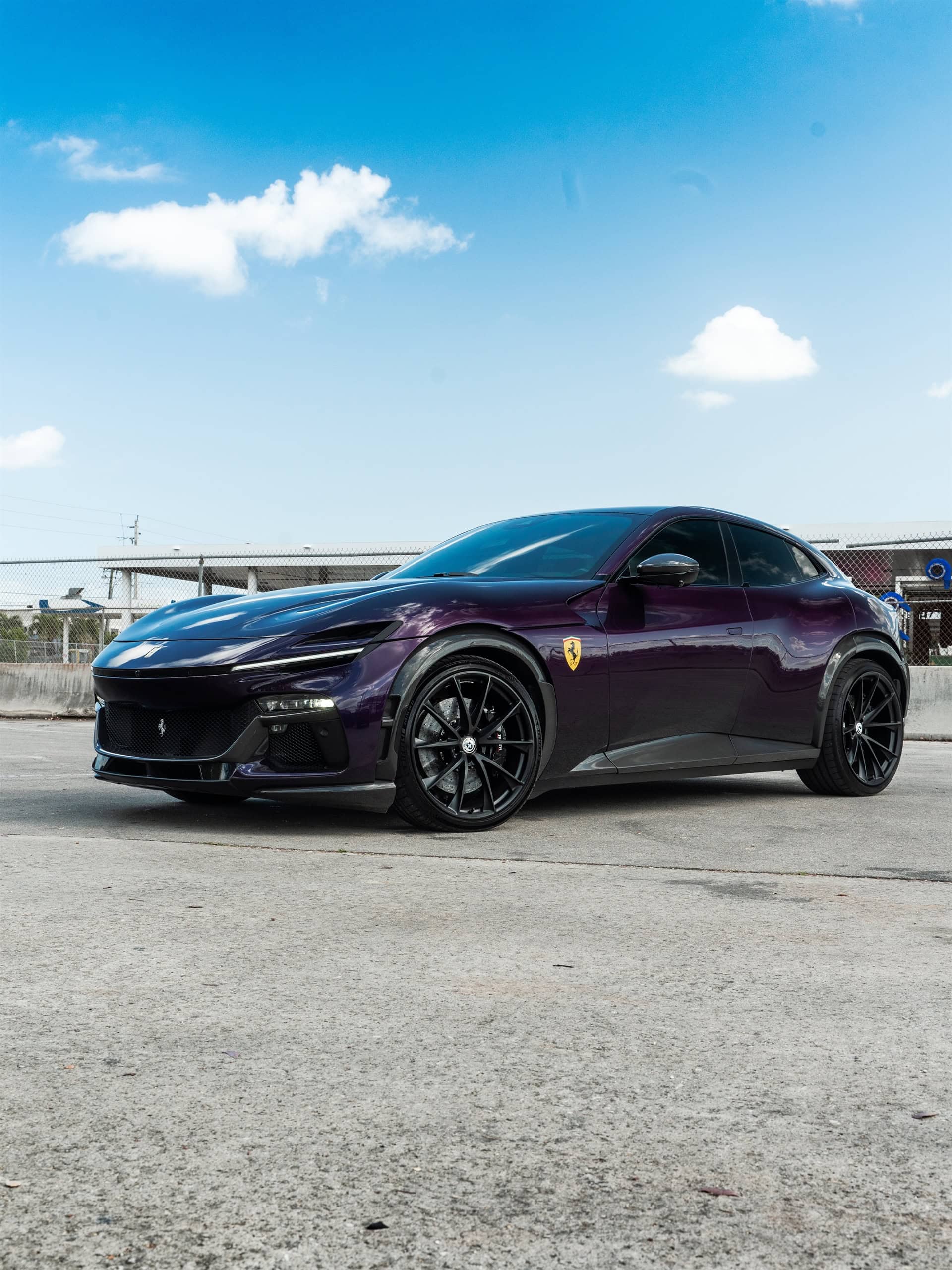 Ferrari Purosangue | Hong Kong Viola | on HRE P204 | Satin Black