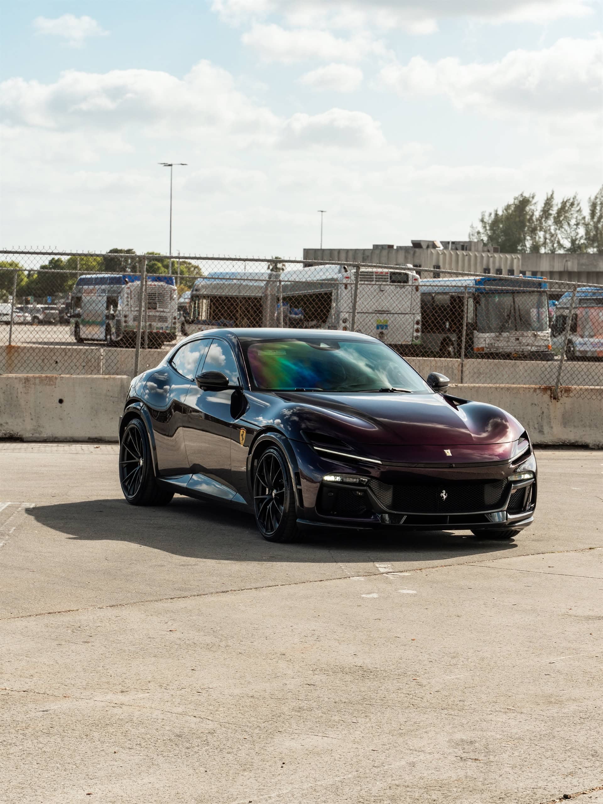 Ferrari Purosangue | Hong Kong Viola | on HRE P204 | Satin Black