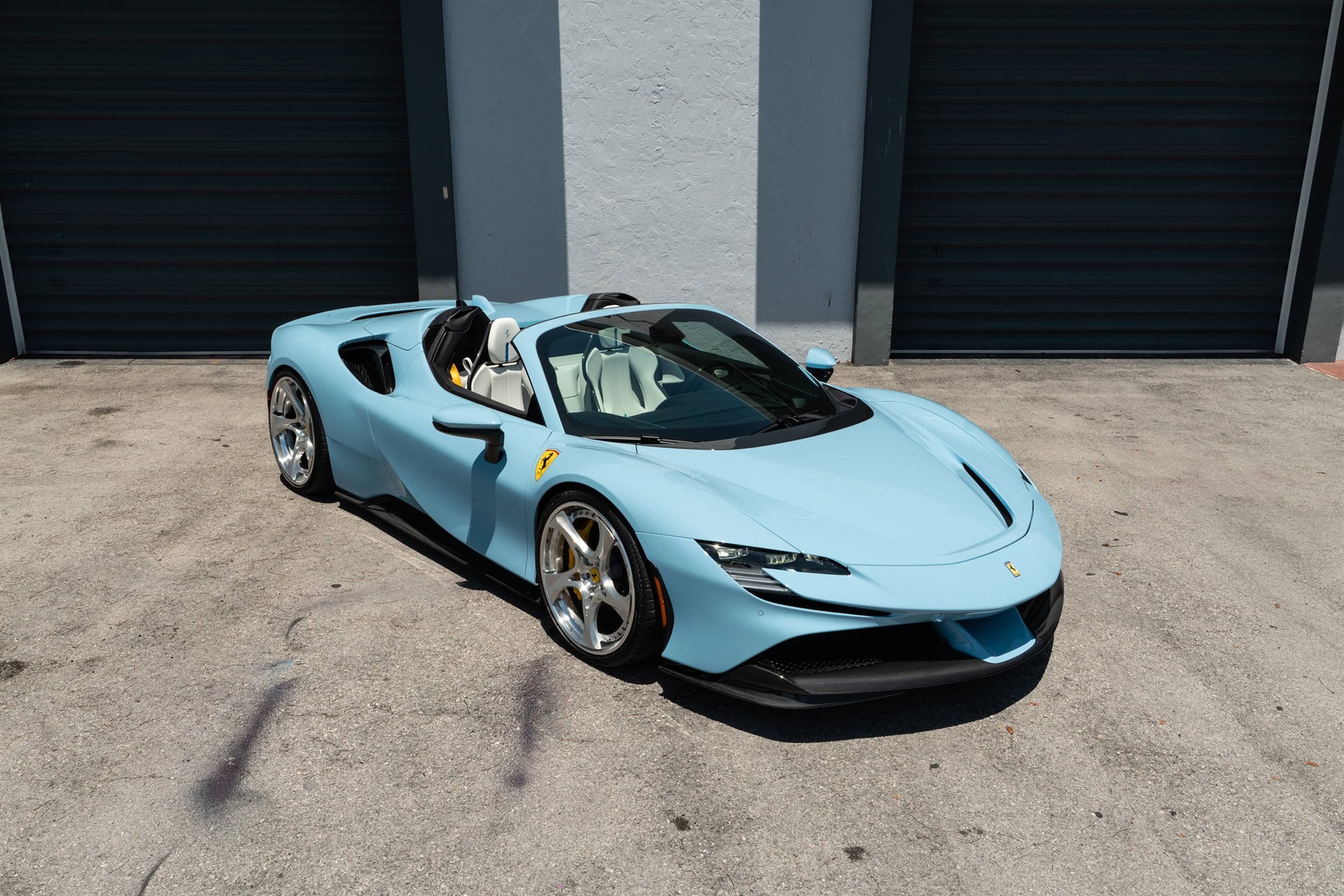 Photo 26 of Ferrari SF90 | Azzurro La Platta | on ANRKY XR-305 | Polished Clear