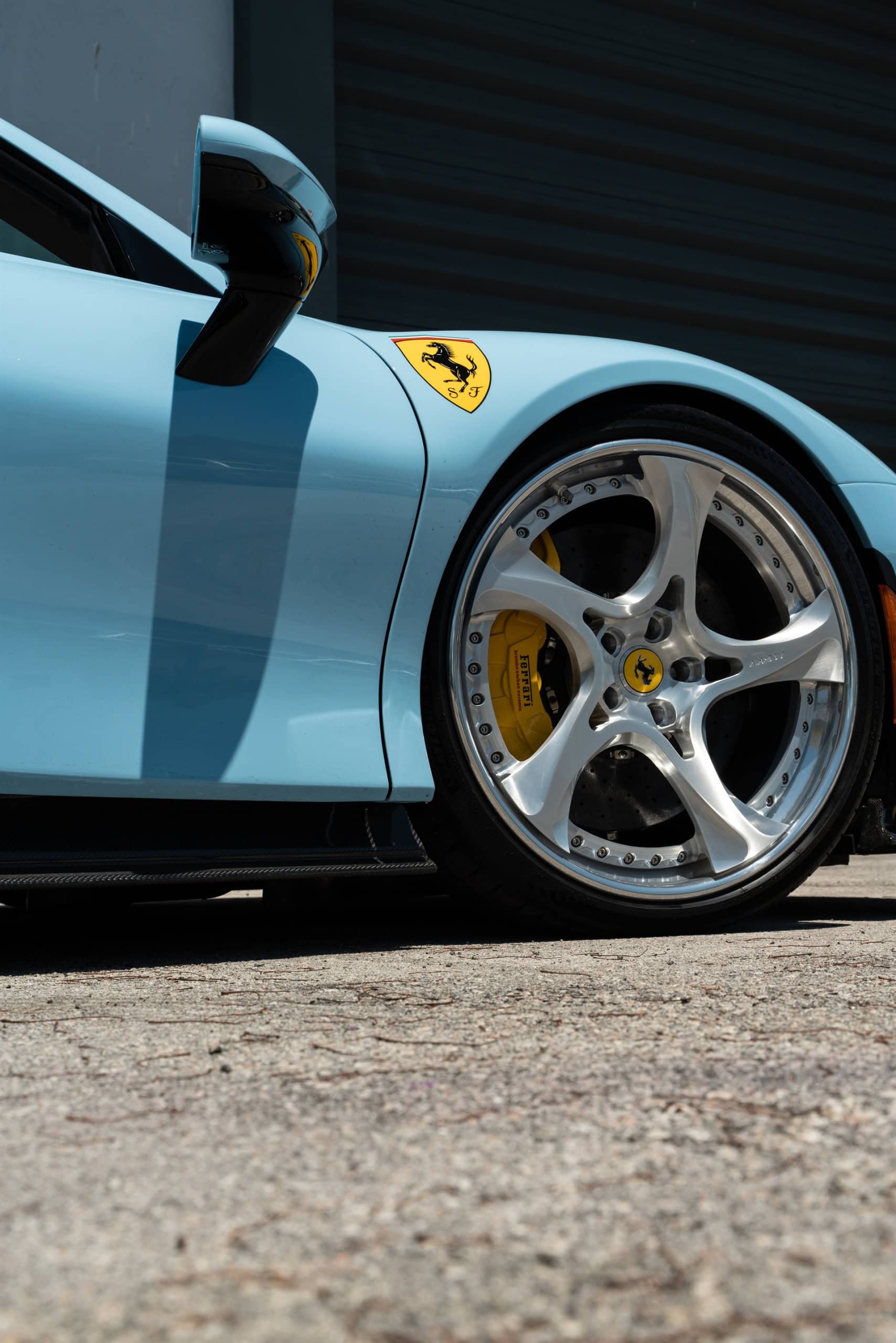Photo 36 of Ferrari SF90 | Azzurro La Platta | on ANRKY XR-305 | Polished Clear