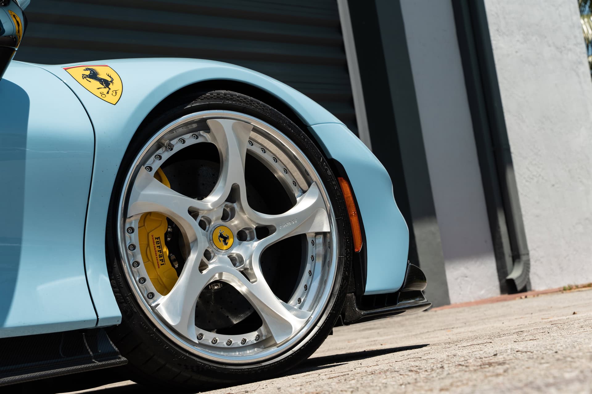 Photo 37 of Ferrari SF90 | Azzurro La Platta | on ANRKY XR-305 | Polished Clear