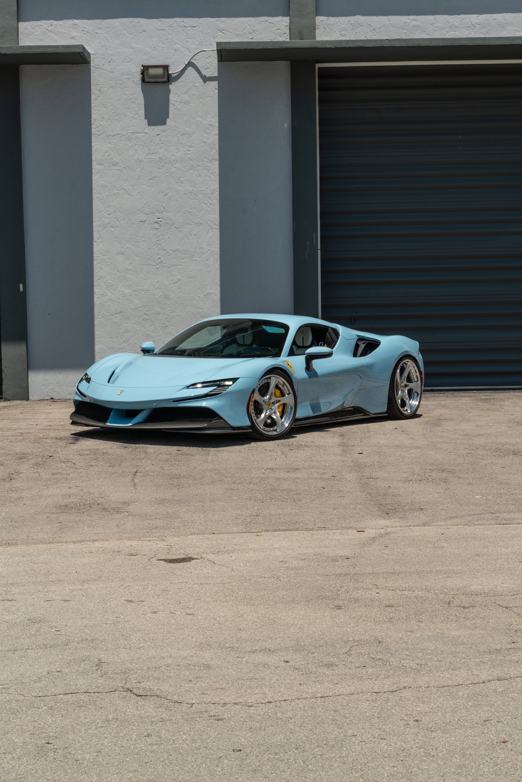 Ferrari SF90 | Azzurro La Platta | on ANRKY XR-305 | Polished Clear