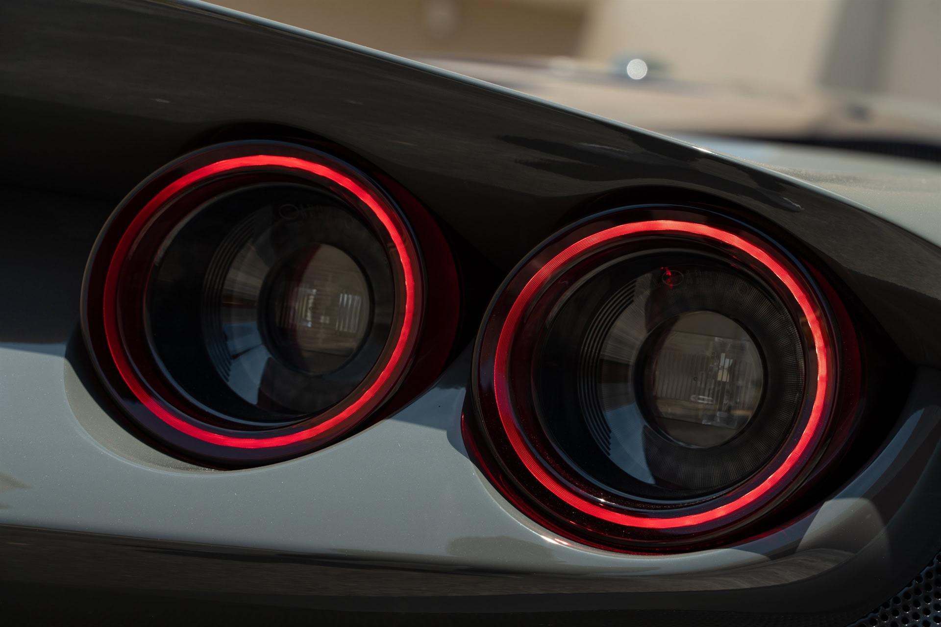 Photo 23 of Ferarri F8 | Grigio Medio | on HRE P104SC | Gloss Black