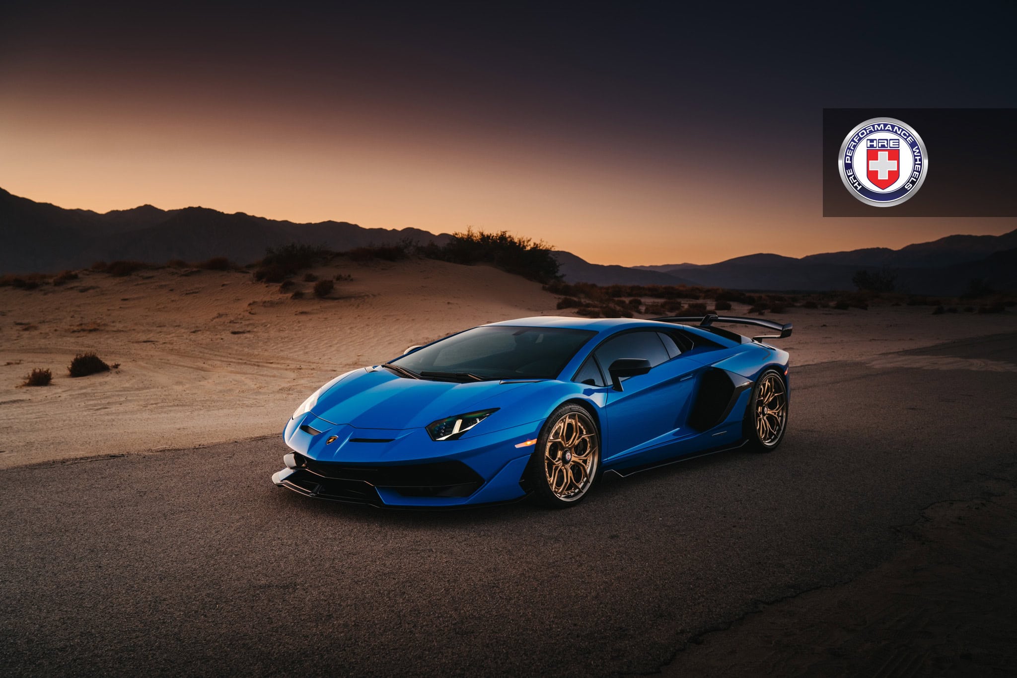 Lamborghini Aventador SVJ with HRE S111SC in Frozen Polished Champagne
