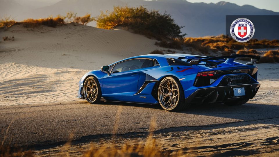 Lamborghini Aventador SVJ with HRE S111SC in Frozen Polis