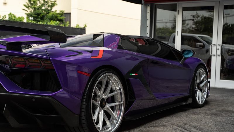 Lamborghini Aventador SVJ Roadster | Viola Parsafe | on ANRKY XR-301 | Brushed Clear