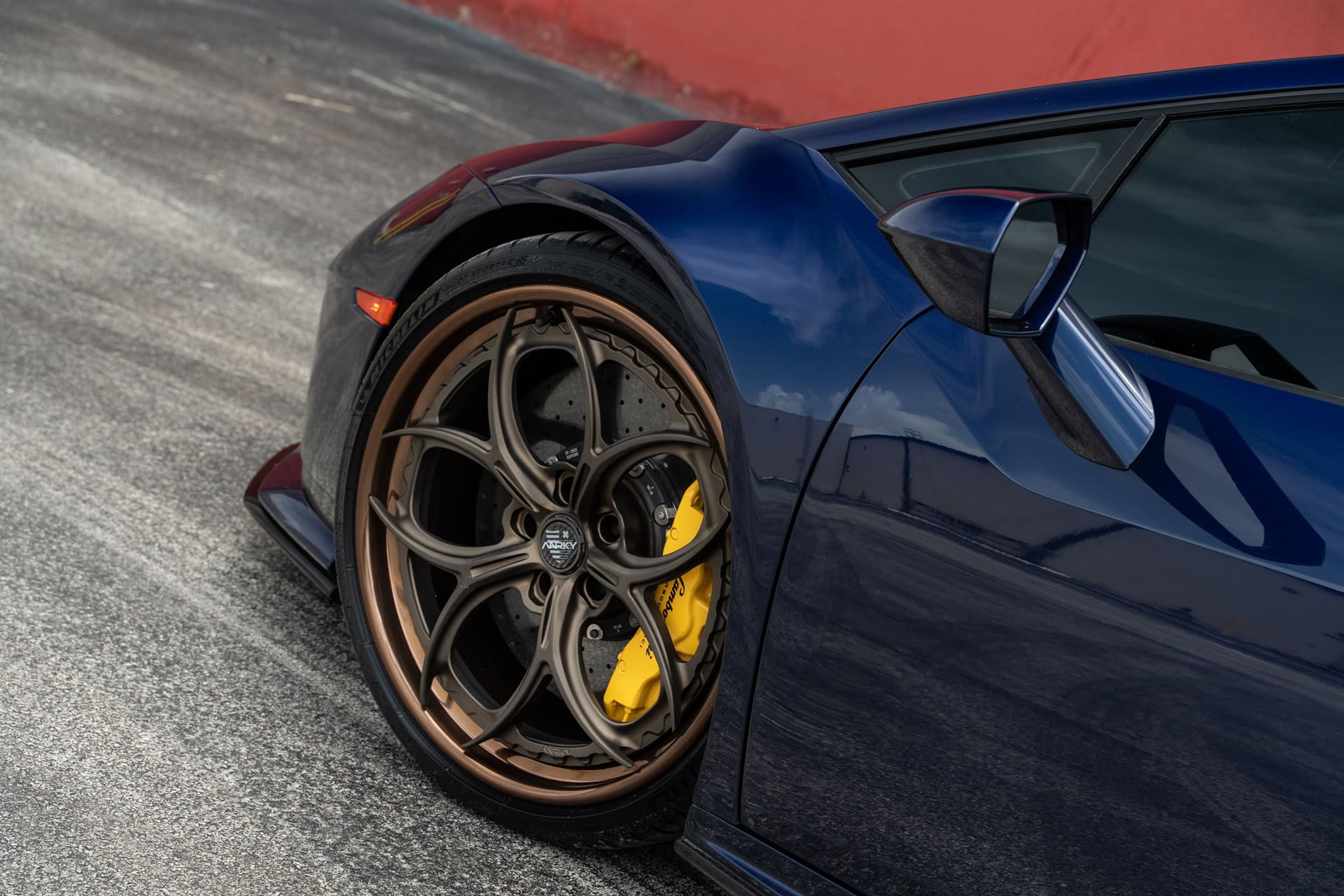 Photo 43 of Lamborghini Huracan Tecnica | Blu Grifo | on ANRKY S3-X0 | Satin Bronze