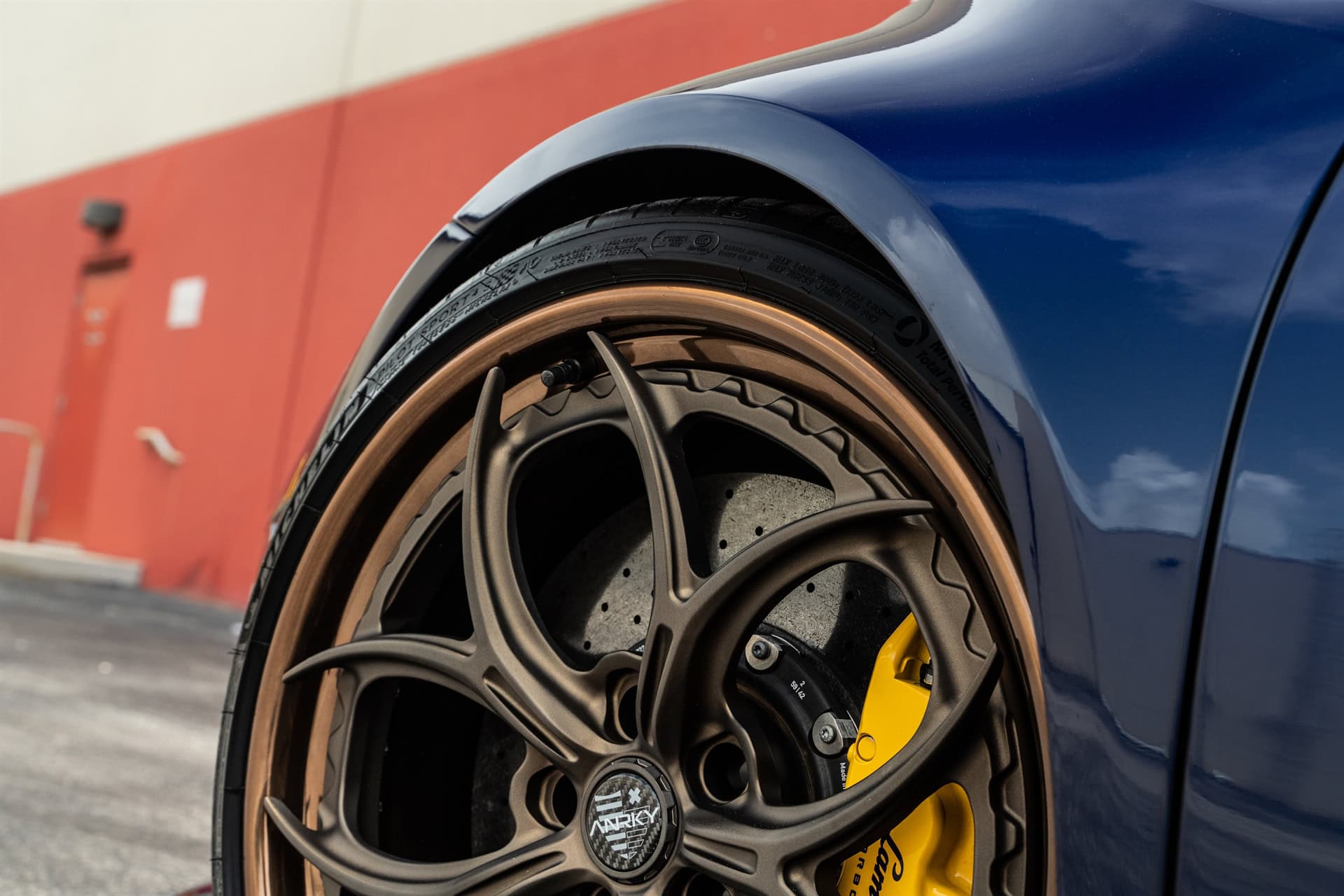 Photo 44 of Lamborghini Huracan Tecnica | Blu Grifo | on ANRKY S3-X0 | Satin Bronze