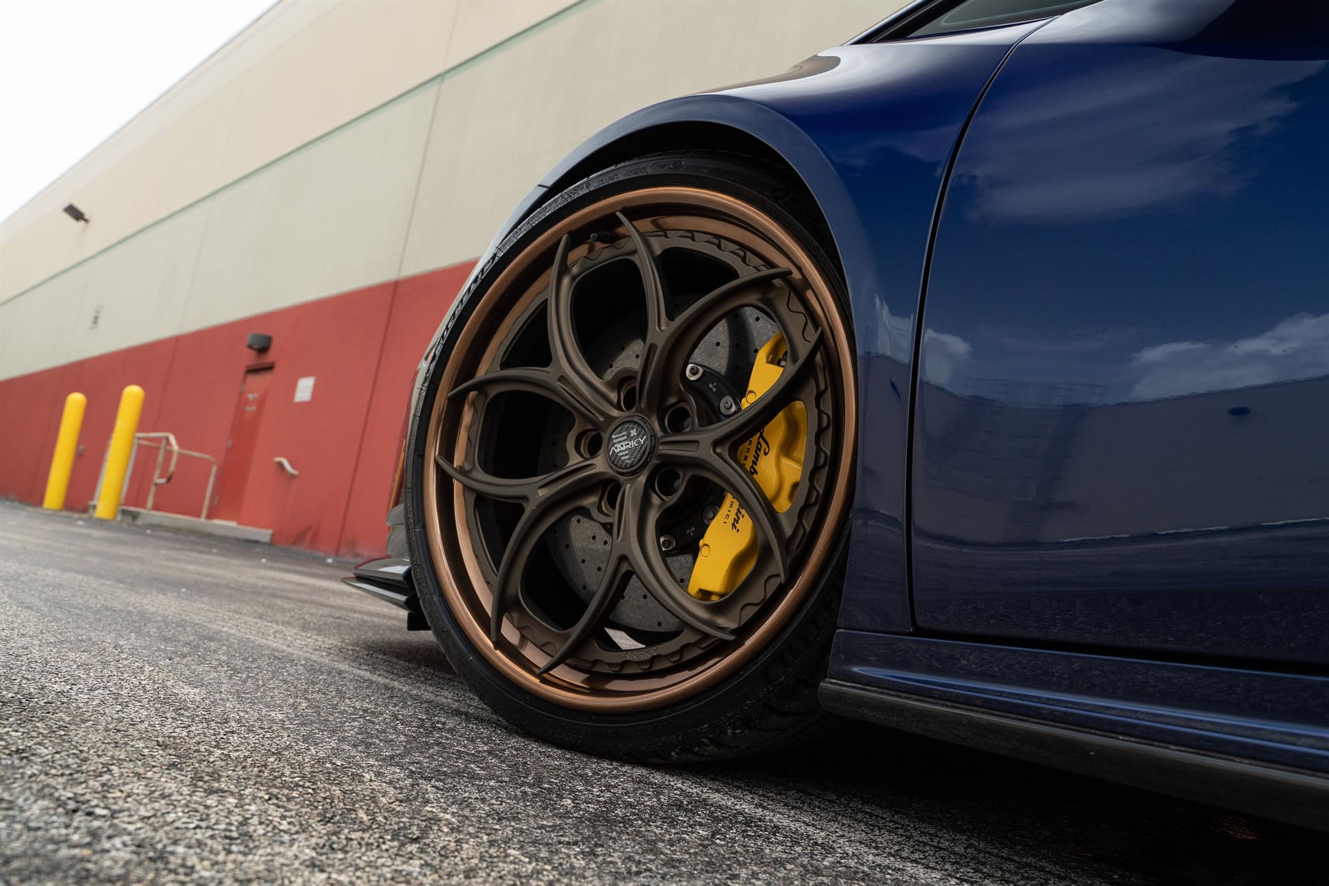 Photo 46 of Lamborghini Huracan Tecnica | Blu Grifo | on ANRKY S3-X0 | Satin Bronze