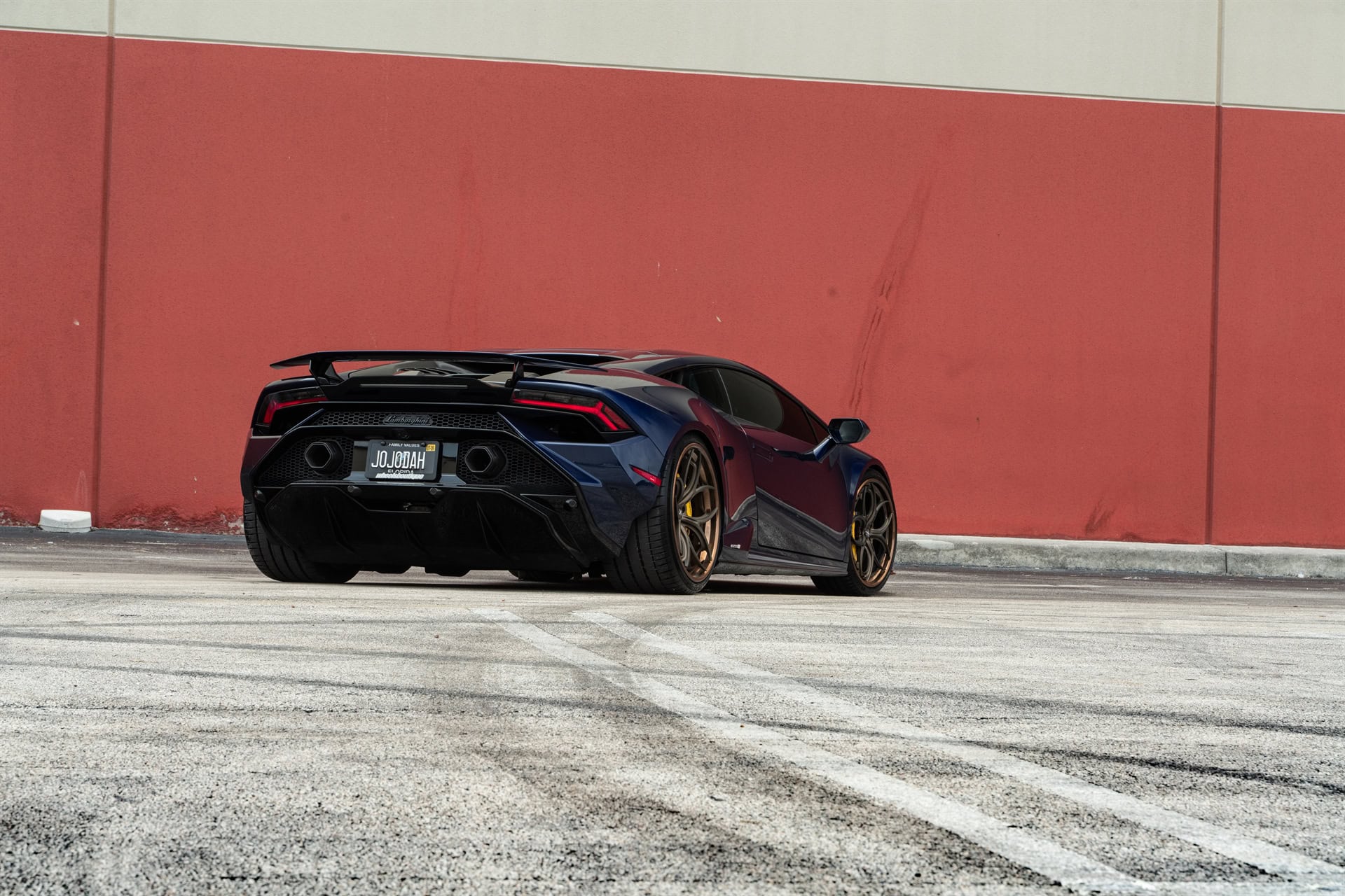 Photo 24 of Lamborghini Huracan Tecnica | Blu Grifo | on ANRKY S3-X0 | Satin Bronze