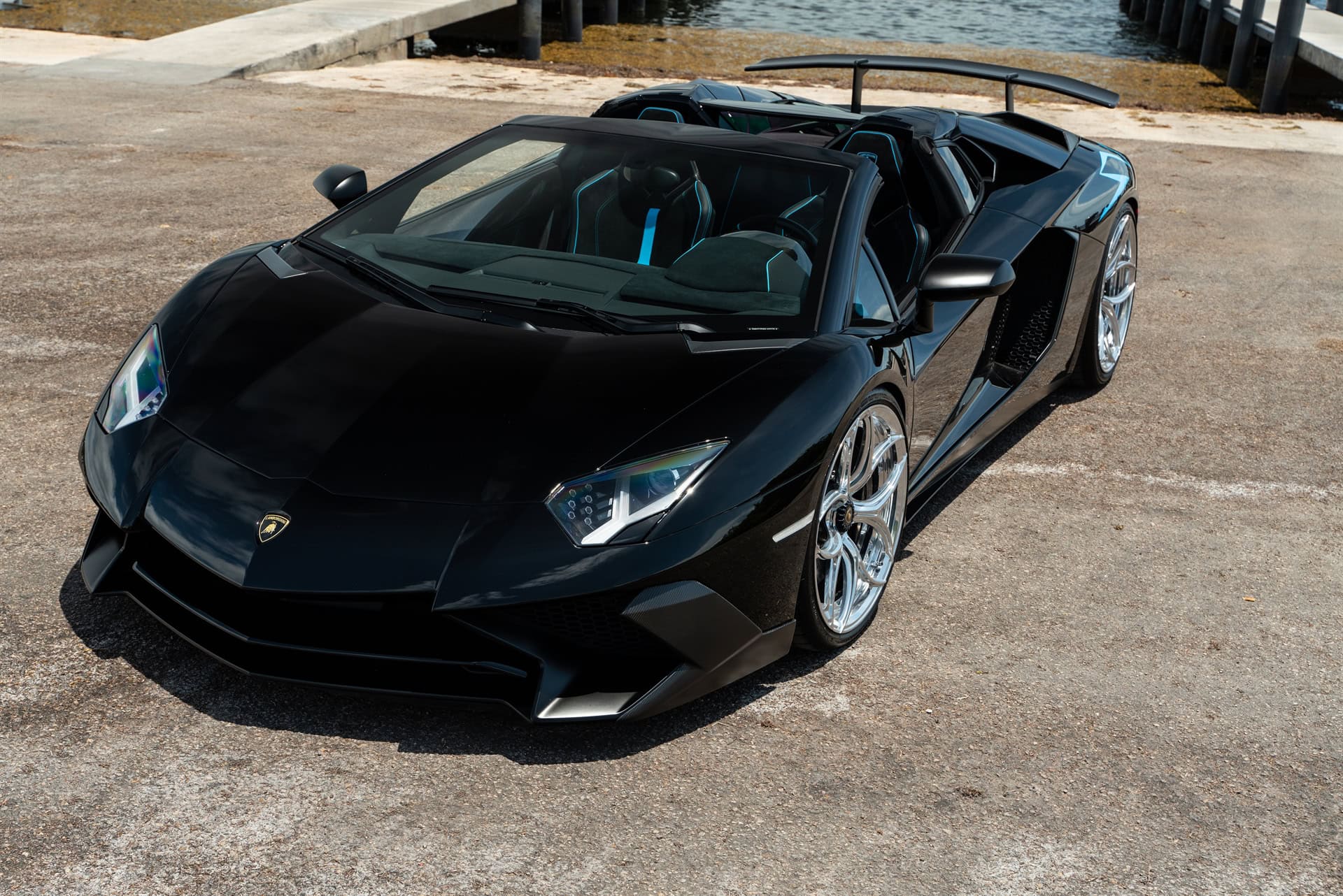Photo 43 of Lamborghini Aventador SV | Nero Noctis | on ANRKY S2-X0 | Polished Clear