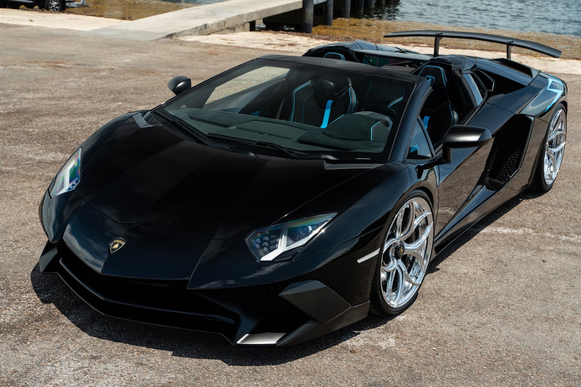 Photo 44 of Lamborghini Aventador SV | Nero Noctis | on ANRKY S2-X0 | Polished Clear