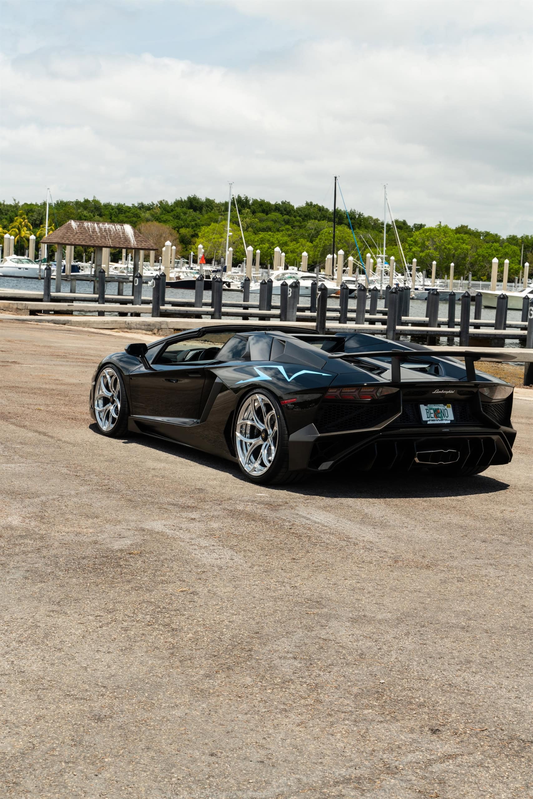 Photo 26 of Lamborghini Aventador SV | Nero Noctis | on ANRKY S2-X0 | Polished Clear