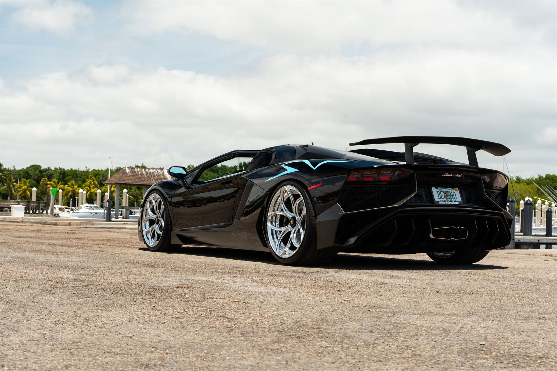 Photo 27 of Lamborghini Aventador SV | Nero Noctis | on ANRKY S2-X0 | Polished Clear