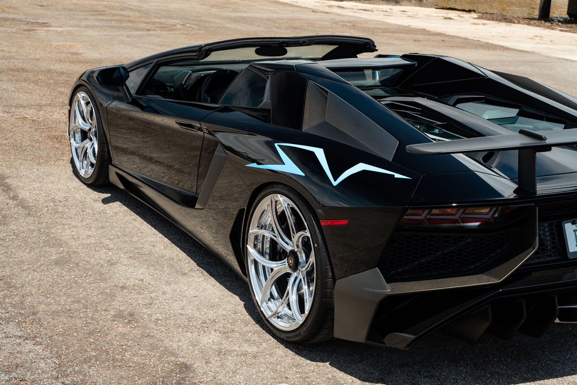Photo 28 of Lamborghini Aventador SV | Nero Noctis | on ANRKY S2-X0 | Polished Clear
