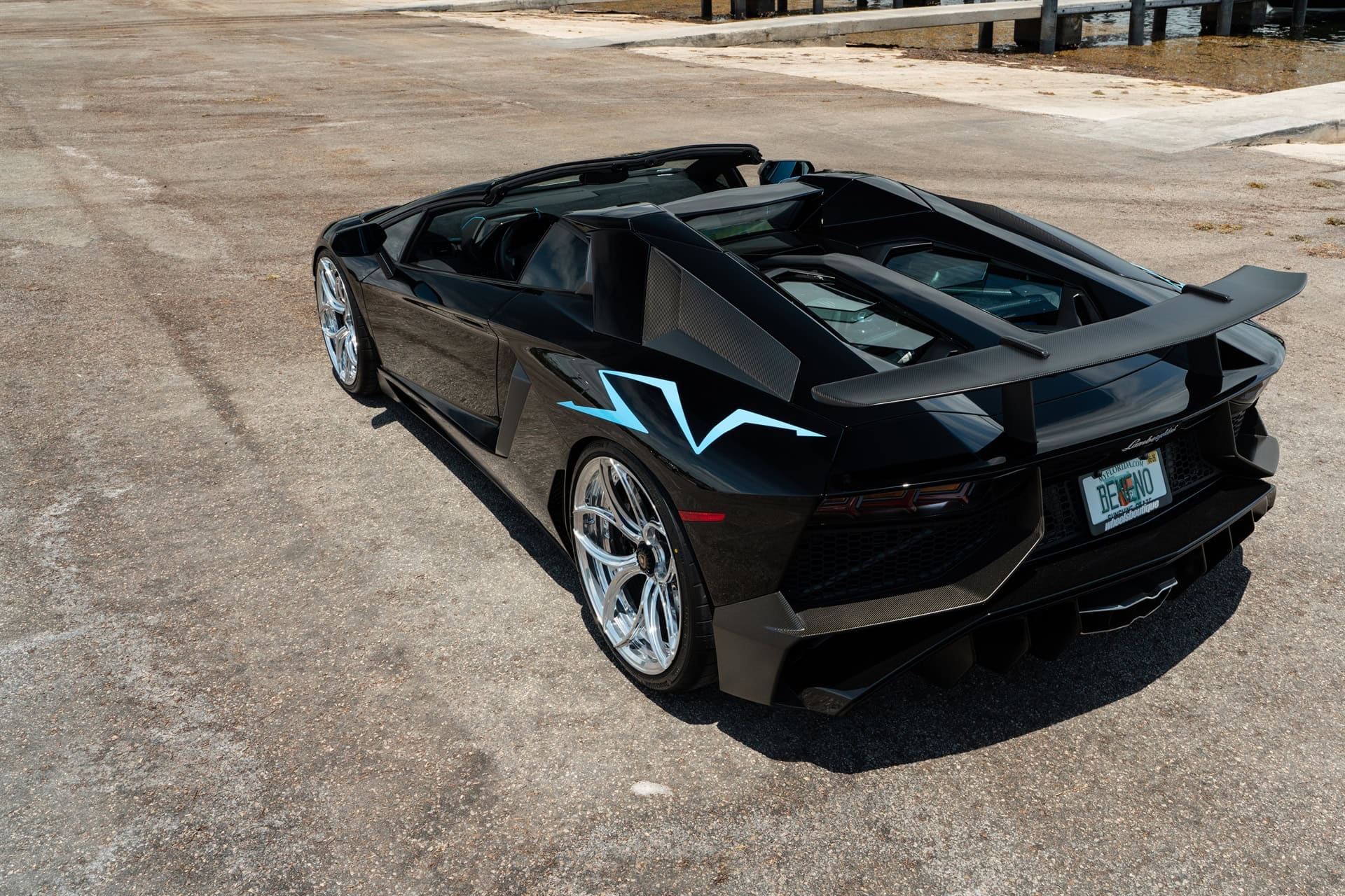 Photo 29 of Lamborghini Aventador SV | Nero Noctis | on ANRKY S2-X0 | Polished Clear