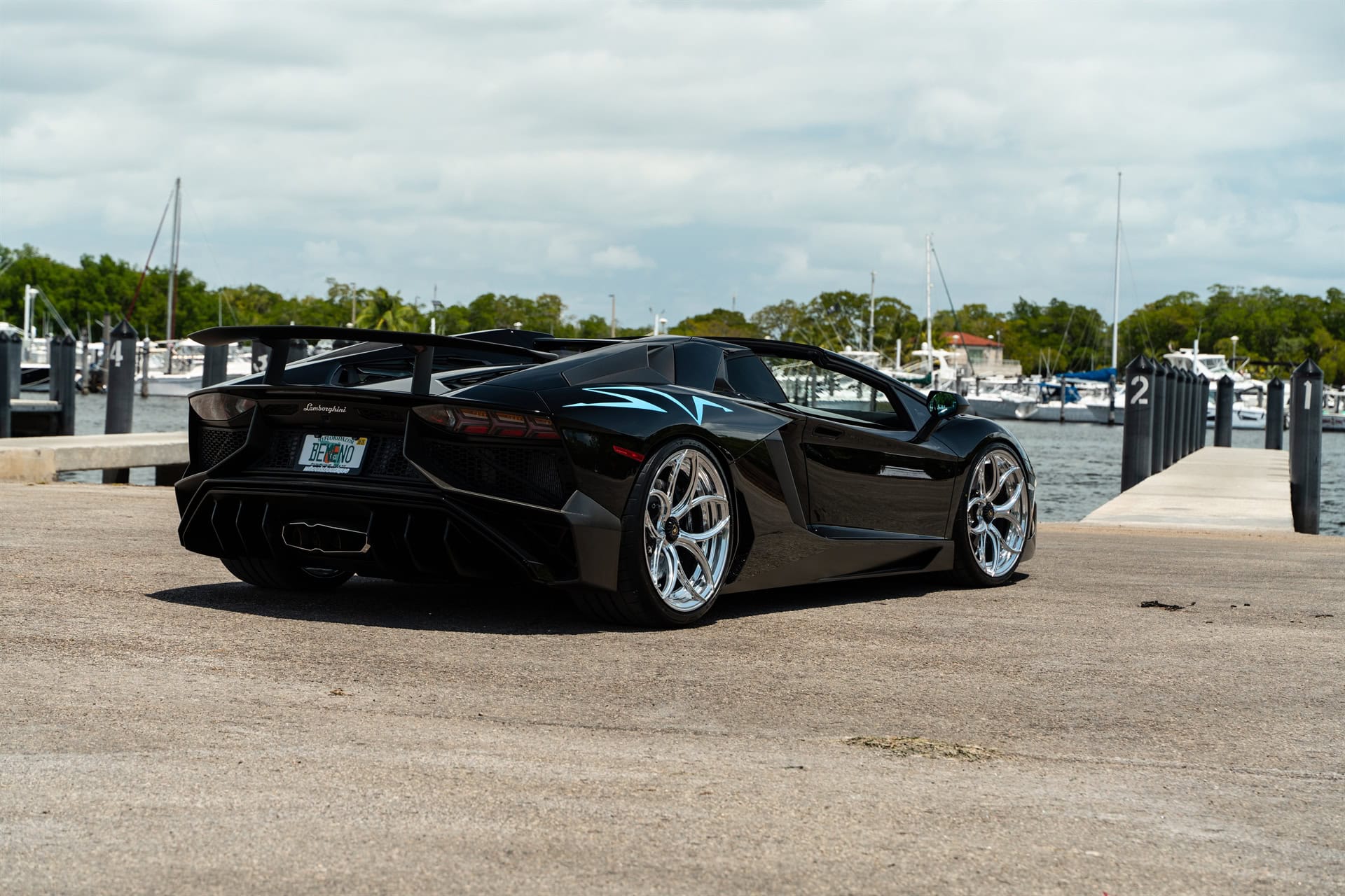 Photo 37 of Lamborghini Aventador SV | Nero Noctis | on ANRKY S2-X0 | Polished Clear
