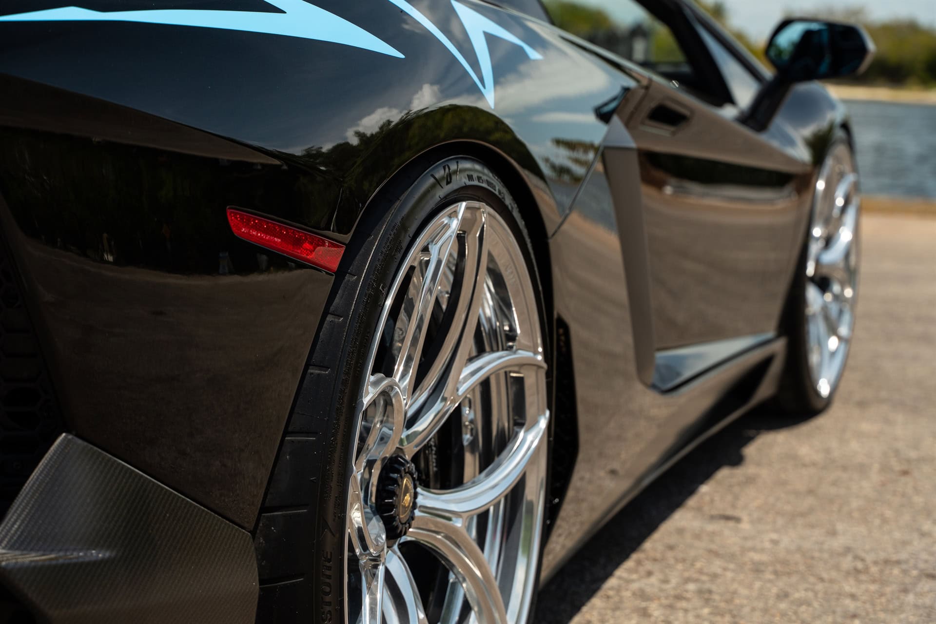 Photo 39 of Lamborghini Aventador SV | Nero Noctis | on ANRKY S2-X0 | Polished Clear
