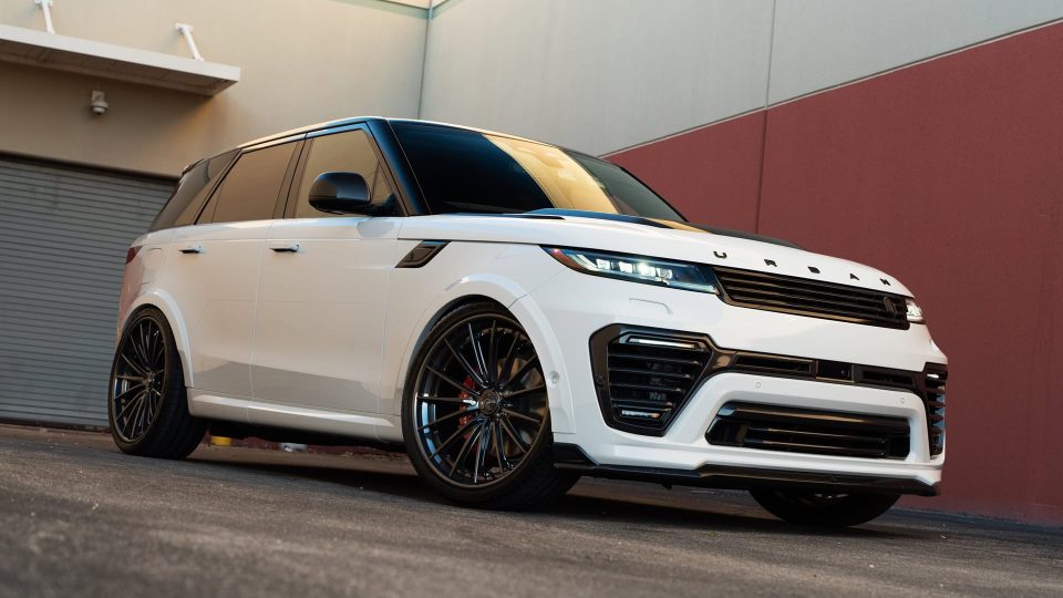 Range Rover Urban White Land Rover Range Rover on Urban Auto Body… | Wheels Boutique