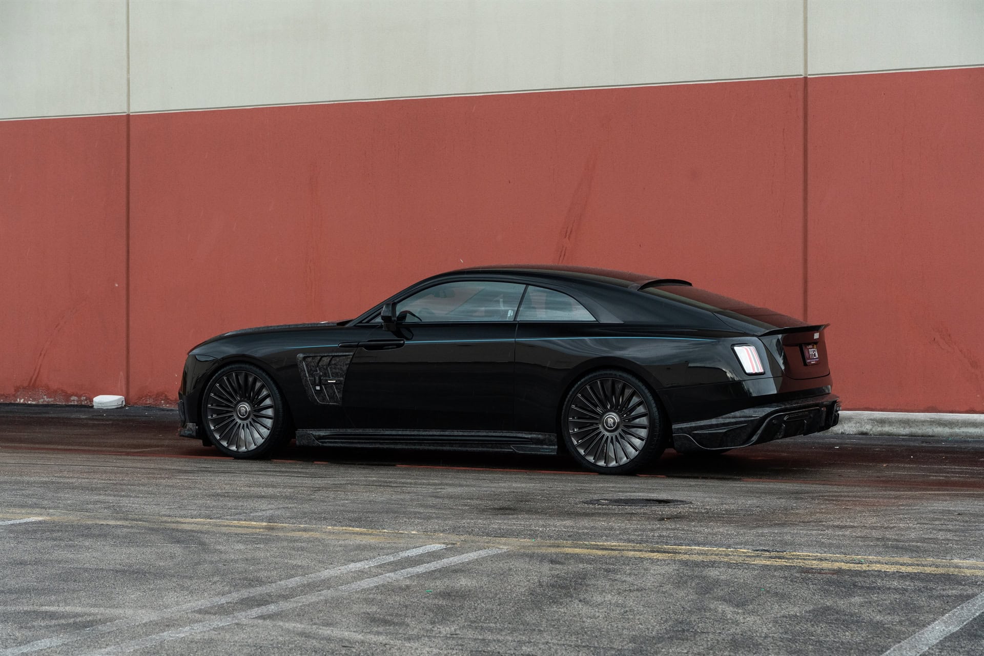 Photo 21 of Mansory Rolls-Royce Spectre | on 1886 G100 | Mirror Polished Smoke