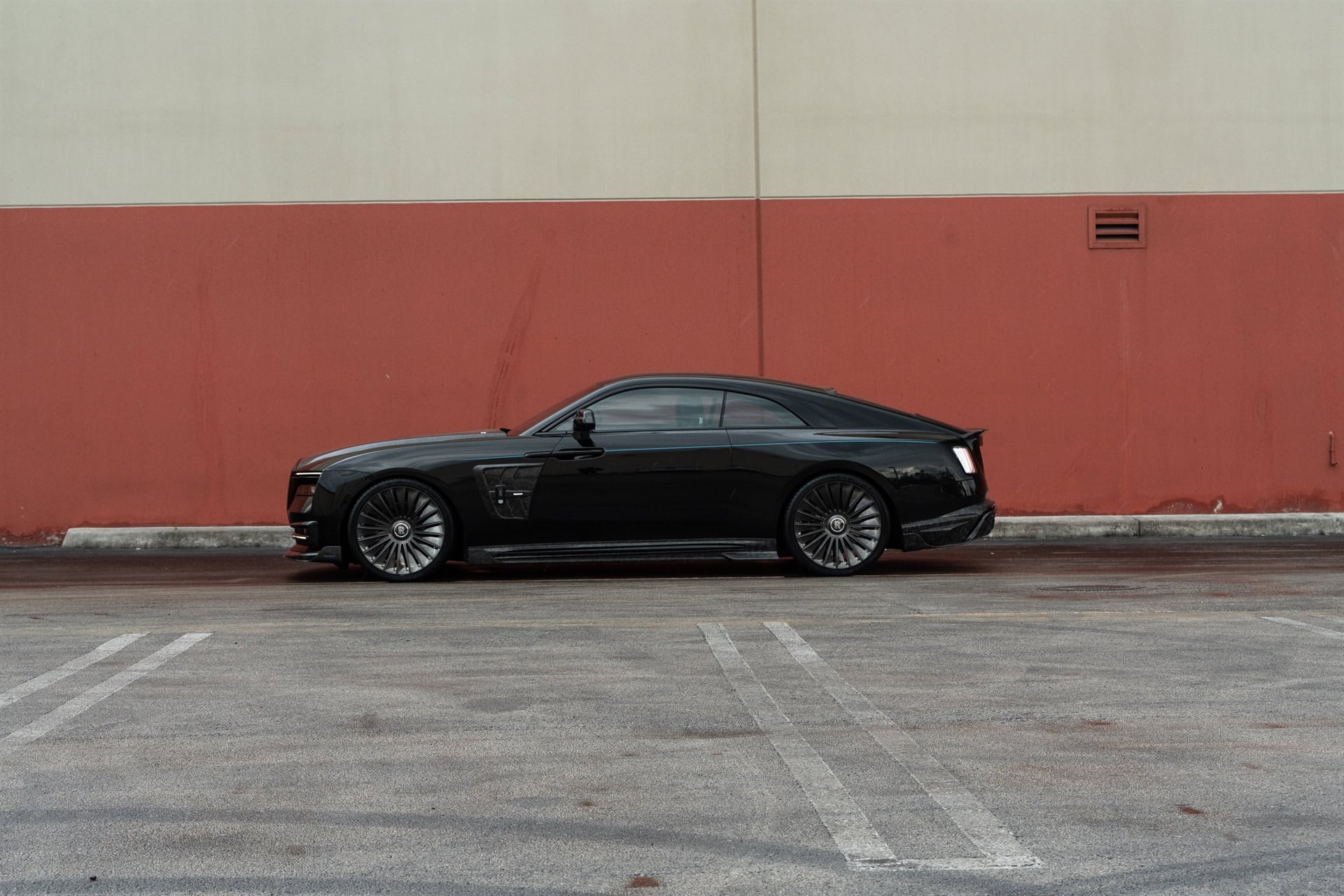 Photo 22 of Mansory Rolls-Royce Spectre | on 1886 G100 | Mirror Polished Smoke