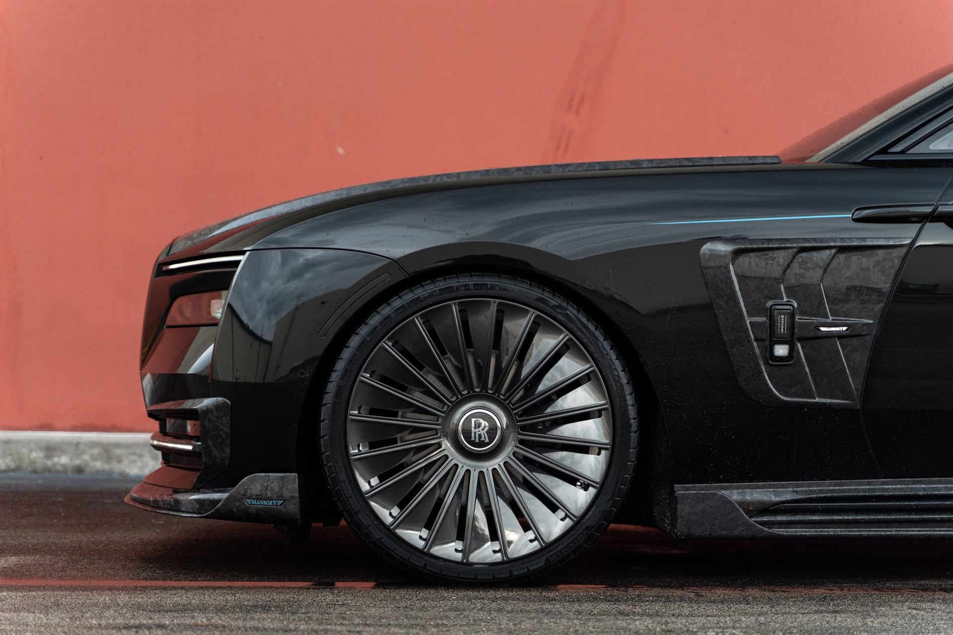 Photo 23 of Mansory Rolls-Royce Spectre | on 1886 G100 | Mirror Polished Smoke