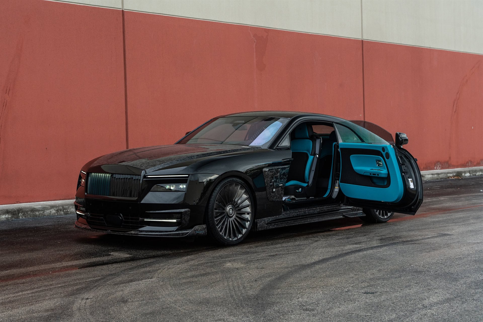 Photo 28 of Mansory Rolls-Royce Spectre | on 1886 G100 | Mirror Polished Smoke