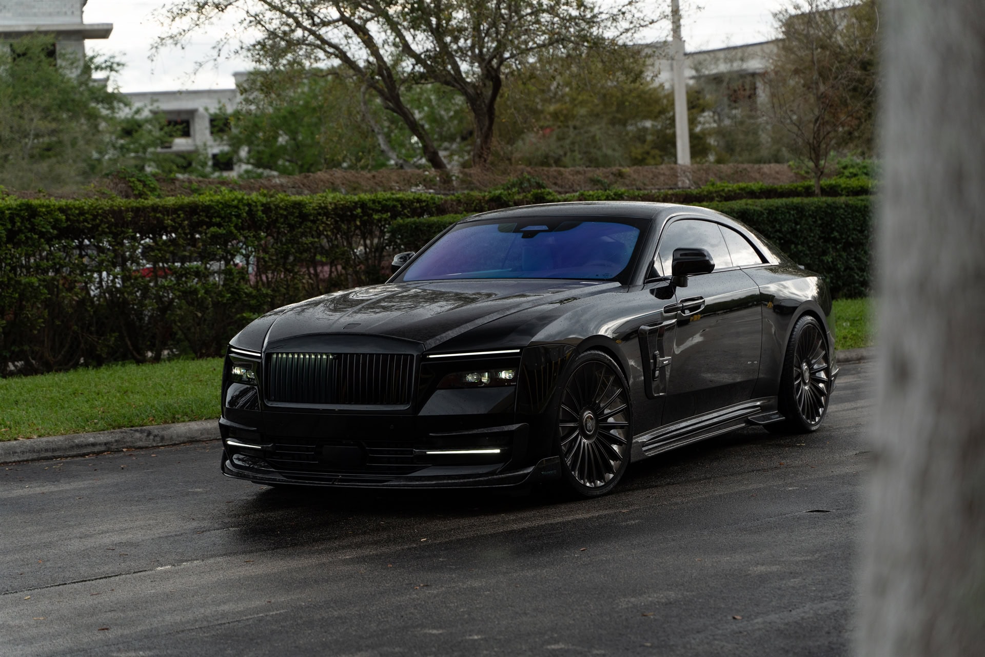 Photo 29 of Mansory Rolls-Royce Spectre | on 1886 G100 | Mirror Polished Smoke