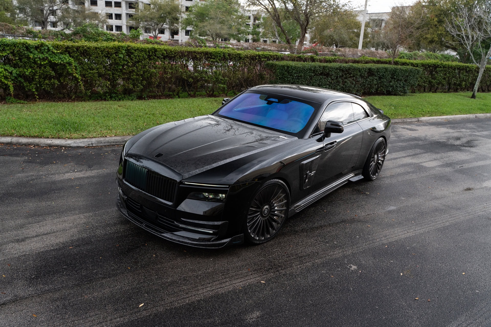 Photo 31 of Mansory Rolls-Royce Spectre | on 1886 G100 | Mirror Polished Smoke