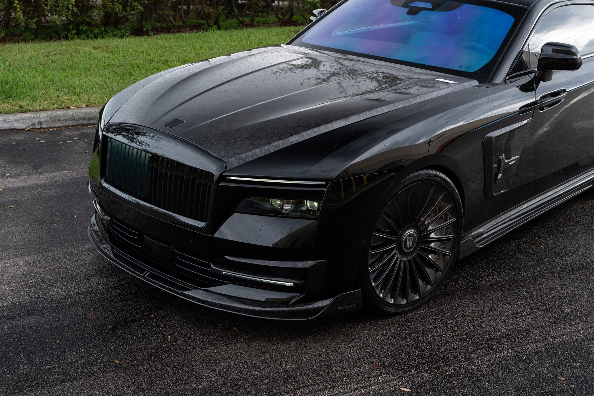 Photo 32 of Mansory Rolls-Royce Spectre | on 1886 G100 | Mirror Polished Smoke