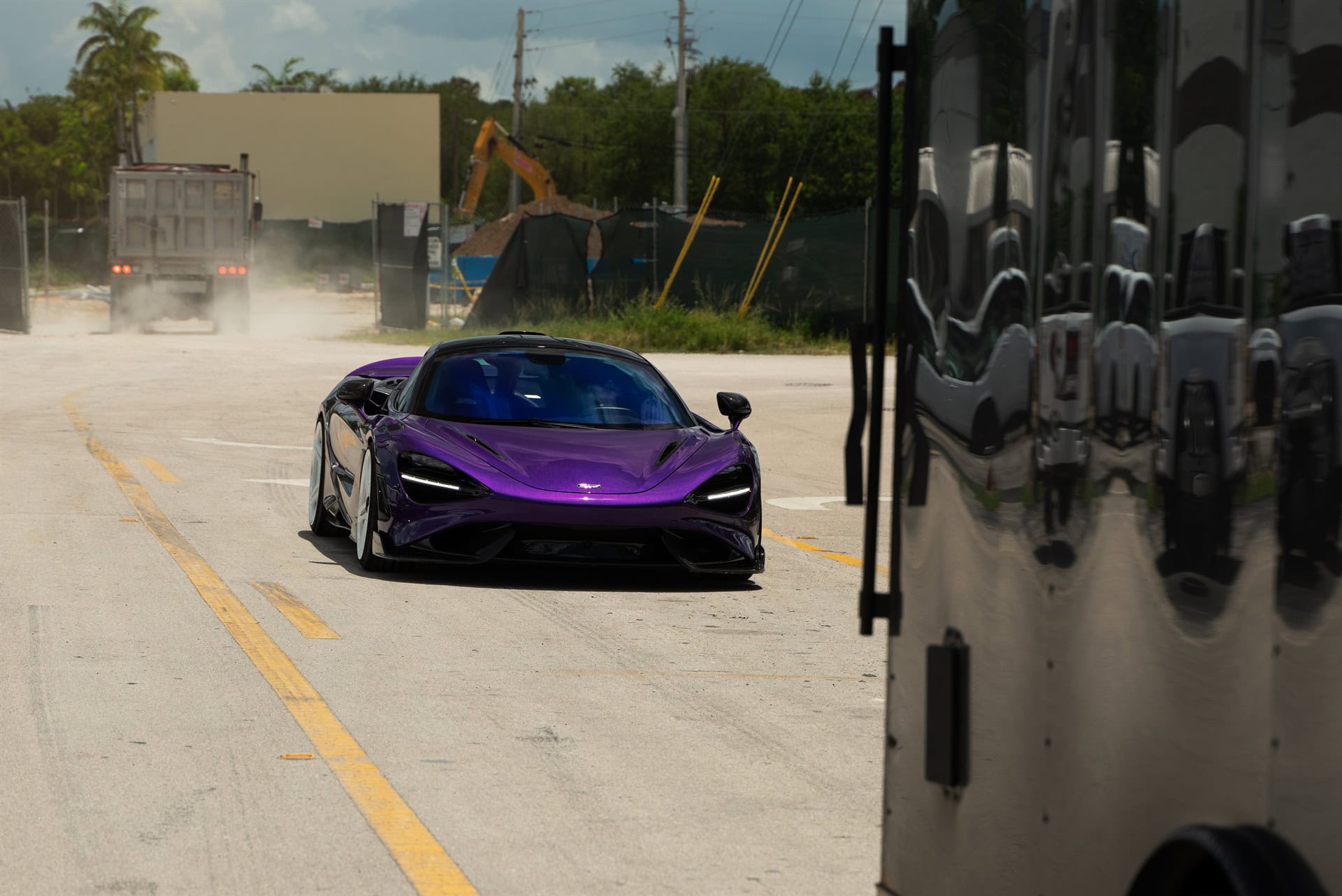 Photo 25 of Mclaren 765LT | Lantana Purple | on ANRKY AN27 | Gloss White