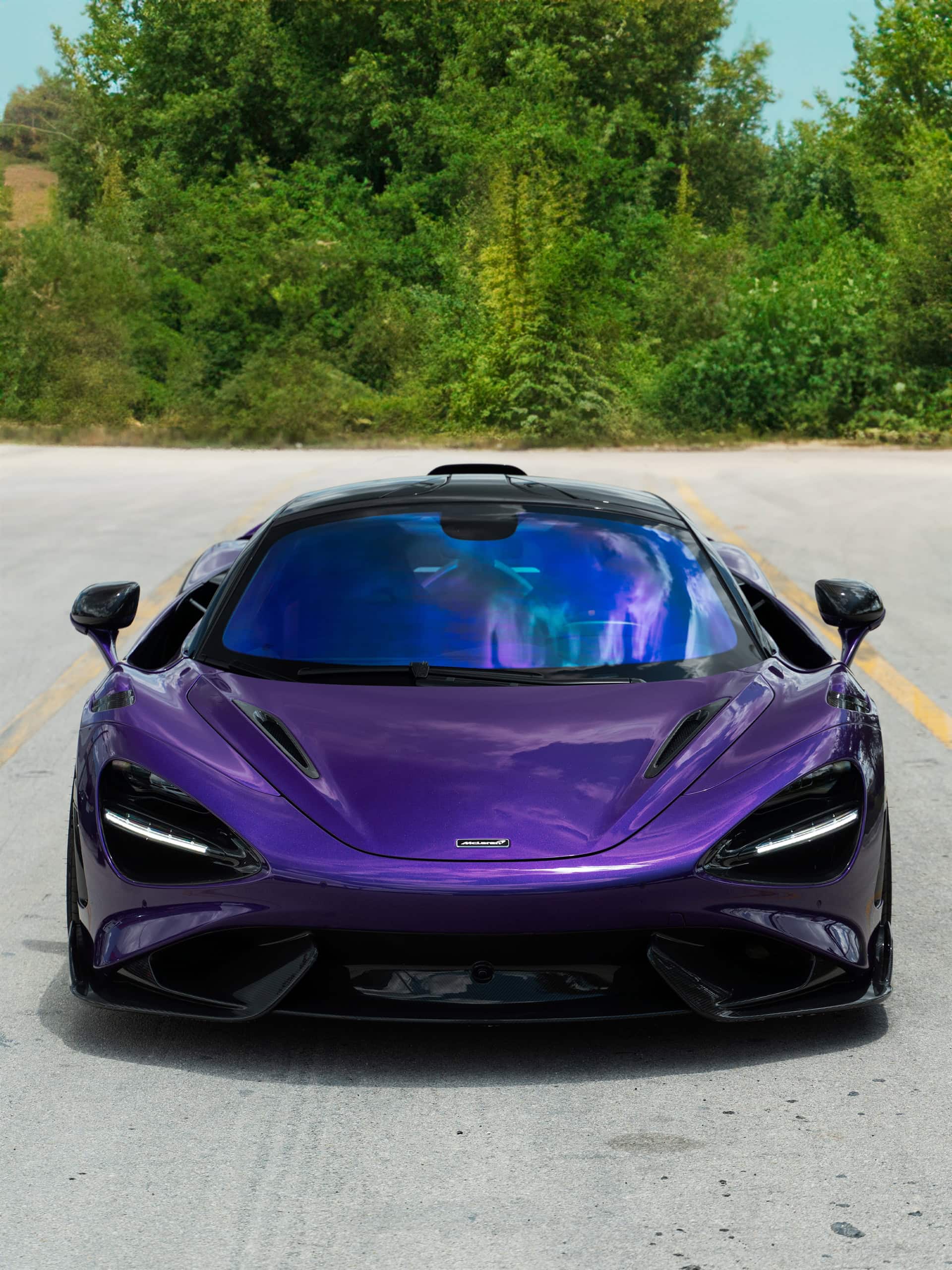 Photo 27 of Mclaren 765LT | Lantana Purple | on ANRKY AN27 | Gloss White