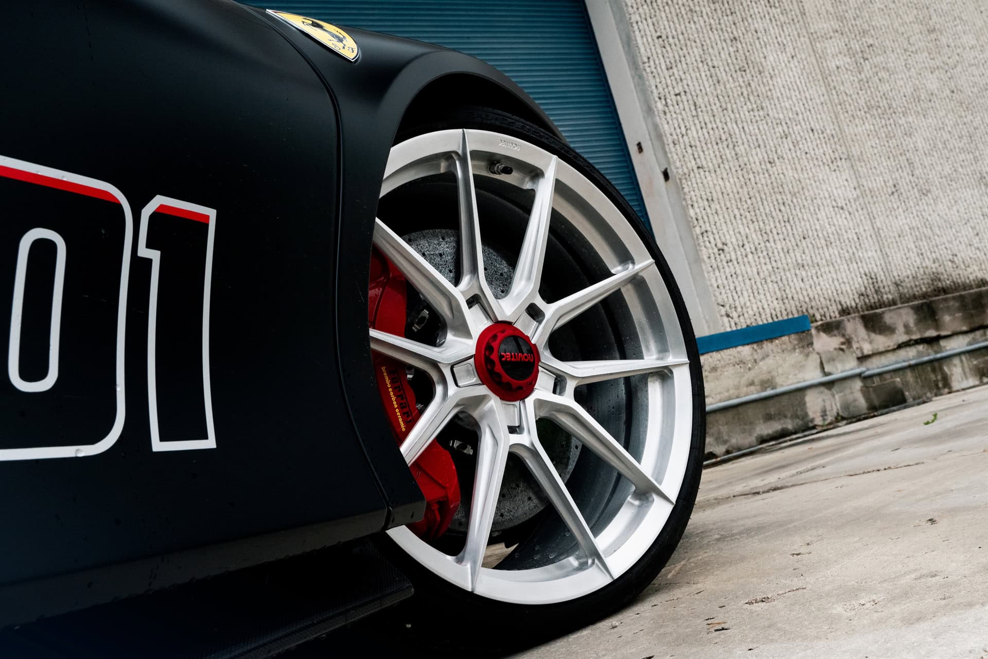 Ferrari SF90 | Nero Assetto Fiorano | on Novitec NF-10 | Brushed Clear