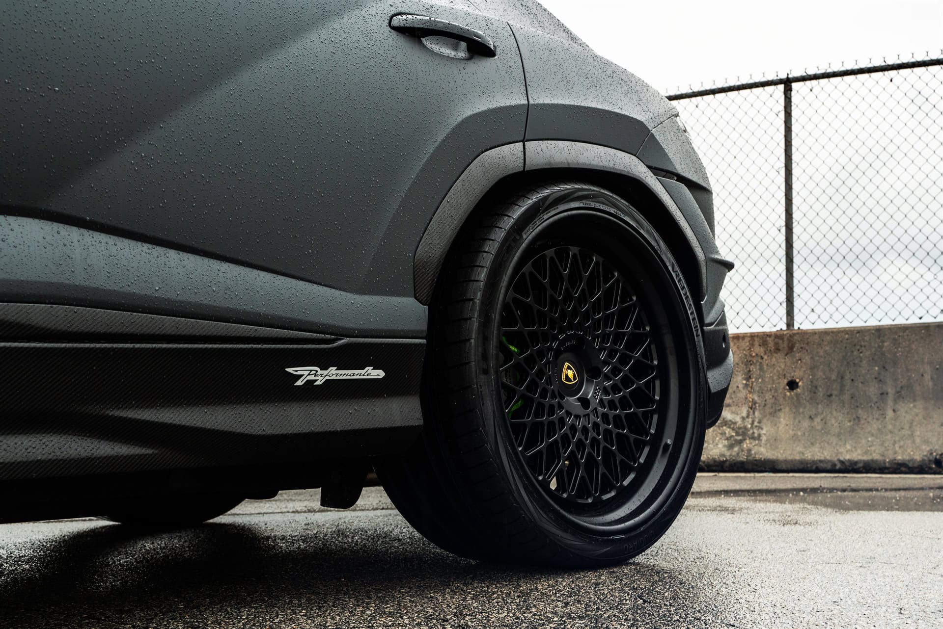 Lamborghini Urus Performante | Grigio Telesto Matt | on 1886 S009 | Satin Black