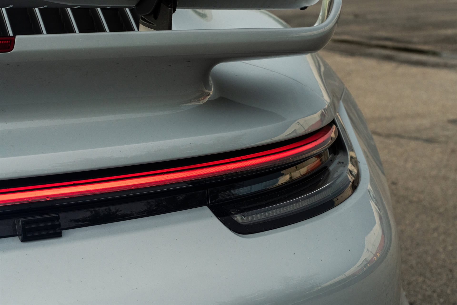 Porsche 992 Turbo S | Ice Gray Metallic| on HRE S101SC | Satin White Gold