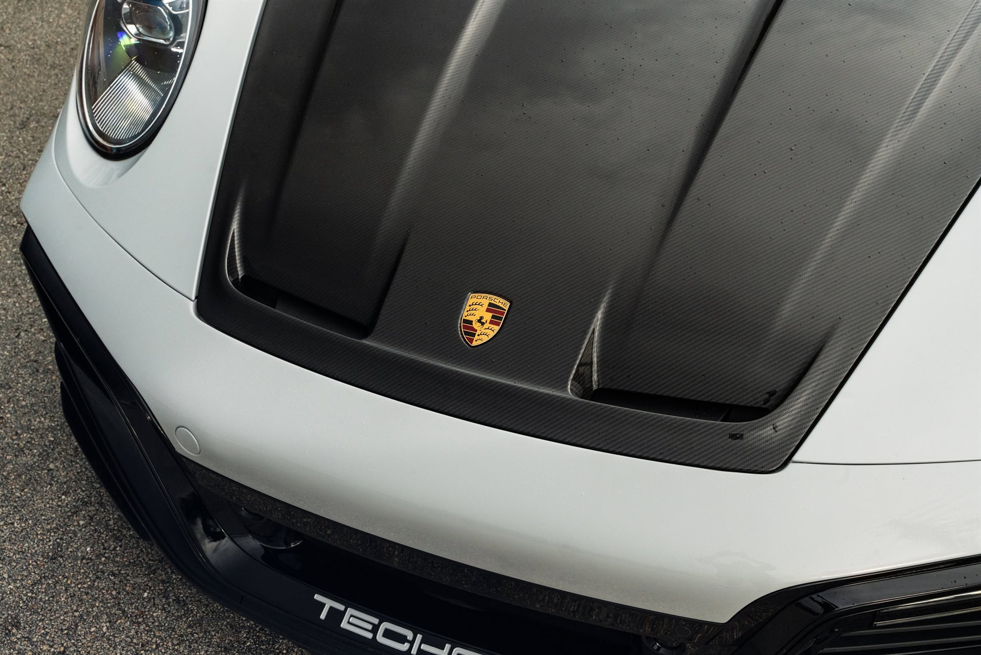Porsche 992 Turbo S | Ice Gray Metallic| on HRE S101SC | Satin White Gold