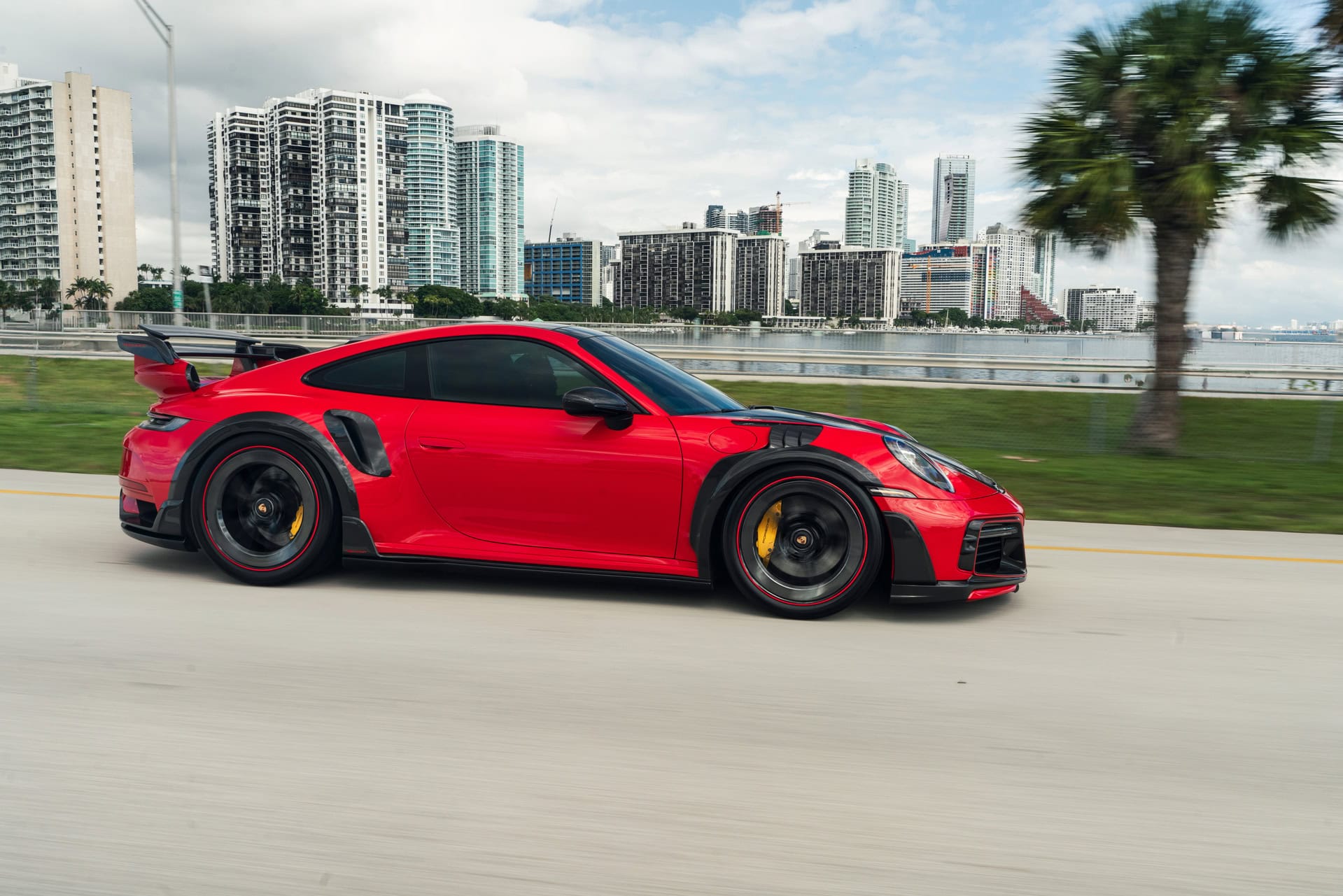 Techart GT Street R America 4 of 10 | Guards Red | on Techart Formula VI Wheels | Gloss Black
