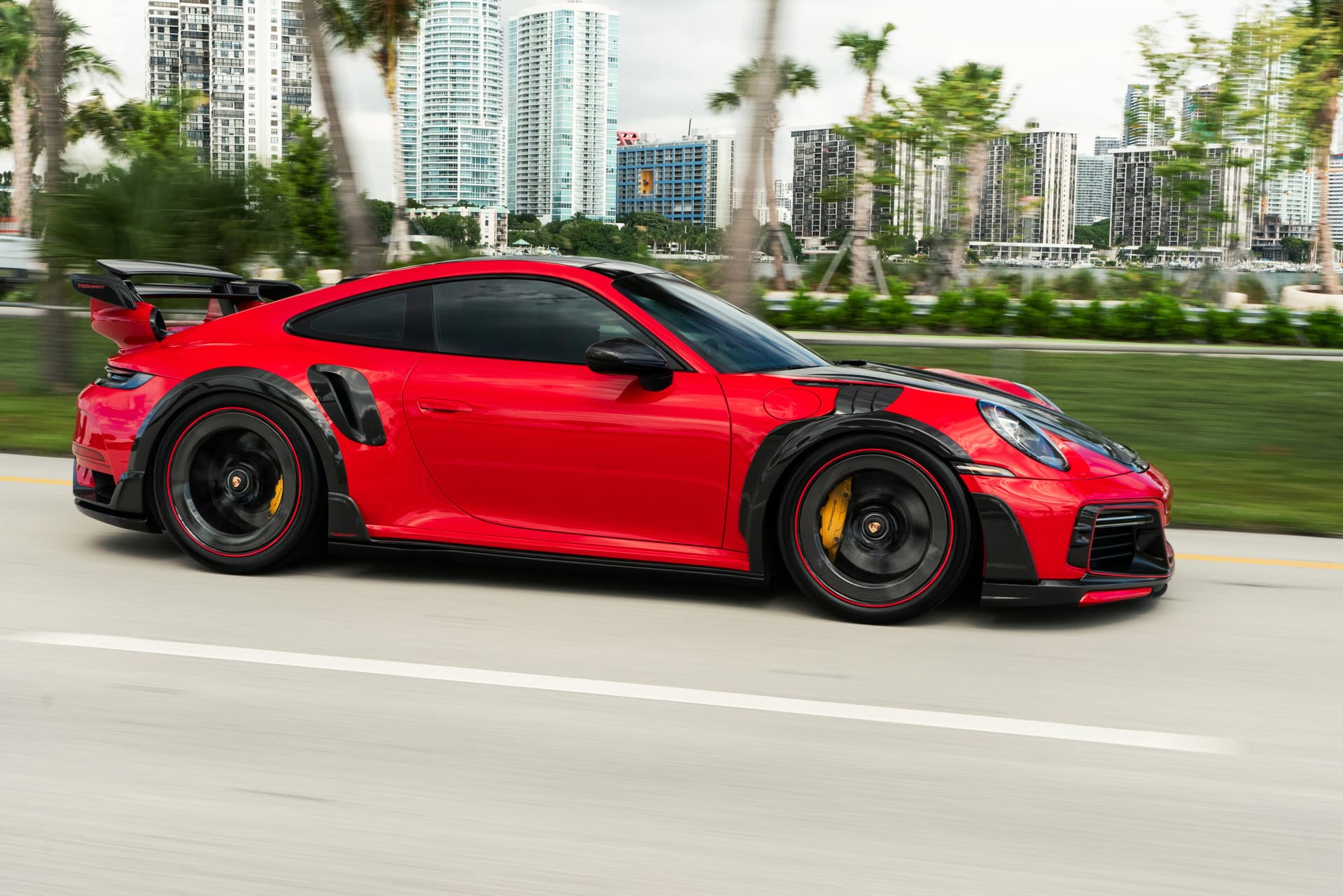 Techart GT Street R America 4 of 10 | Guards Red | on Techart Formula VI Wheels | Gloss Black