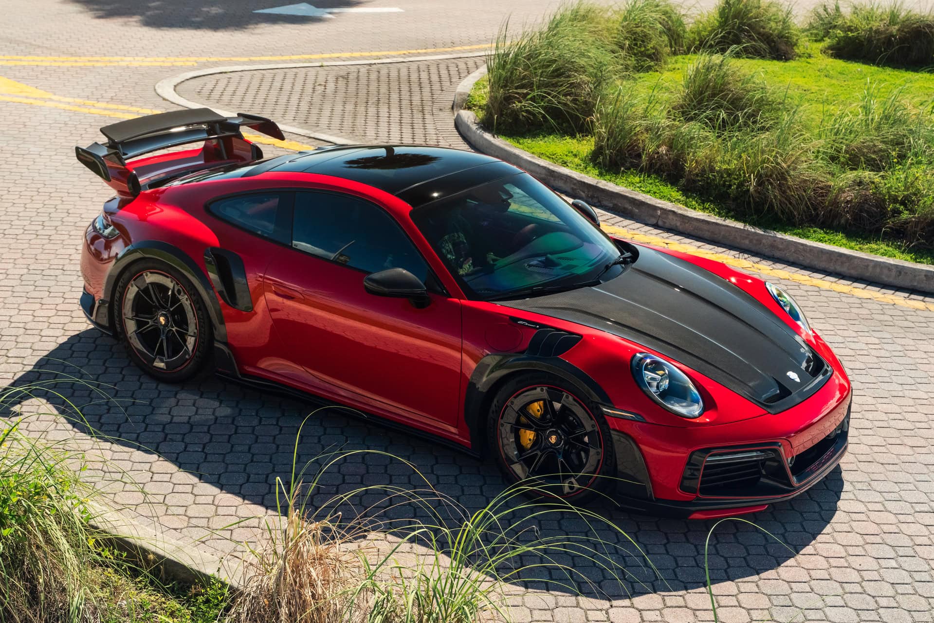 Techart GT Street R America 4 of 10 | Guards Red | on Techart Formula VI Wheels | Gloss Black