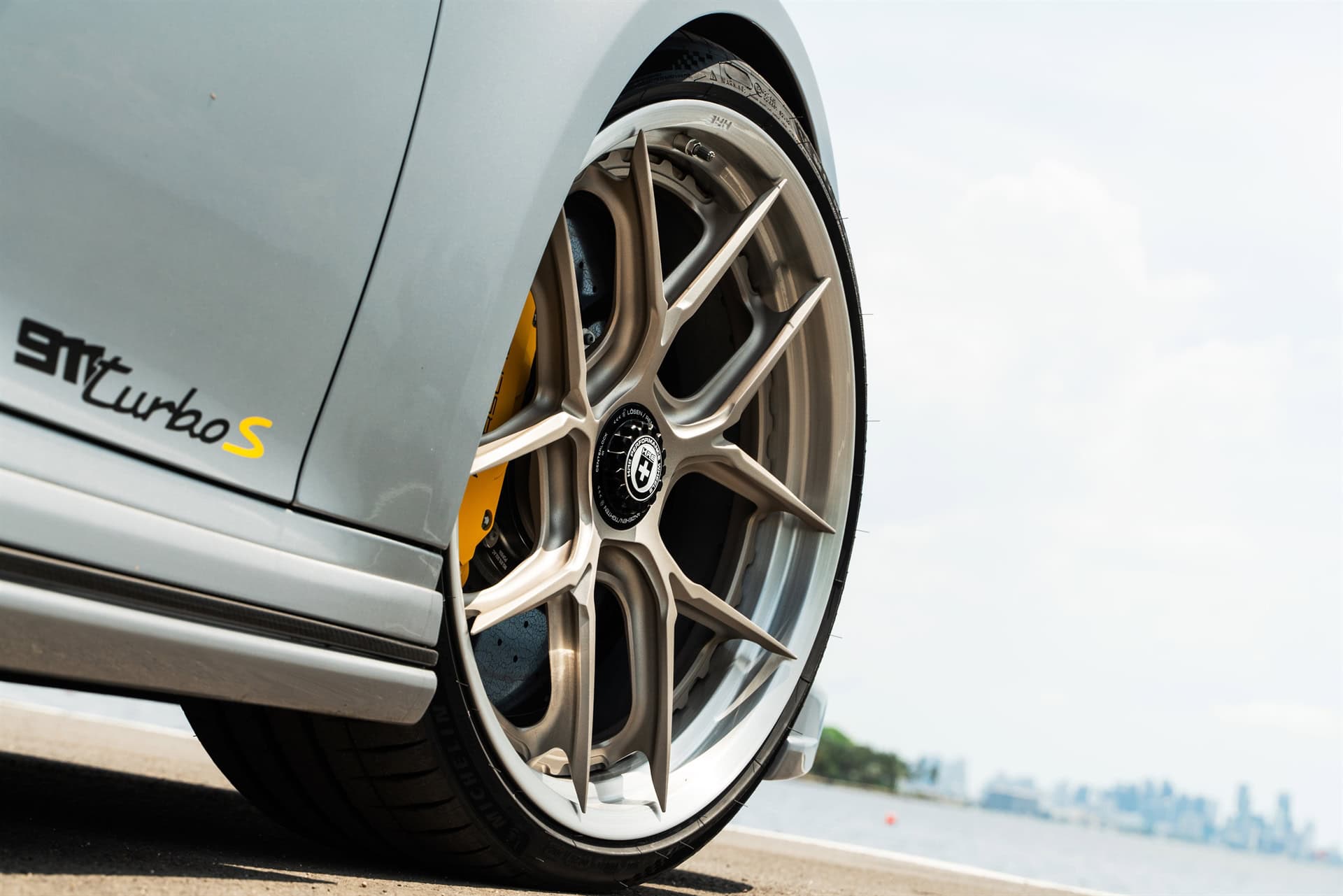 TECHART 992 Turbo S | GT Silver | on HRE S101SC | Satin White Gold