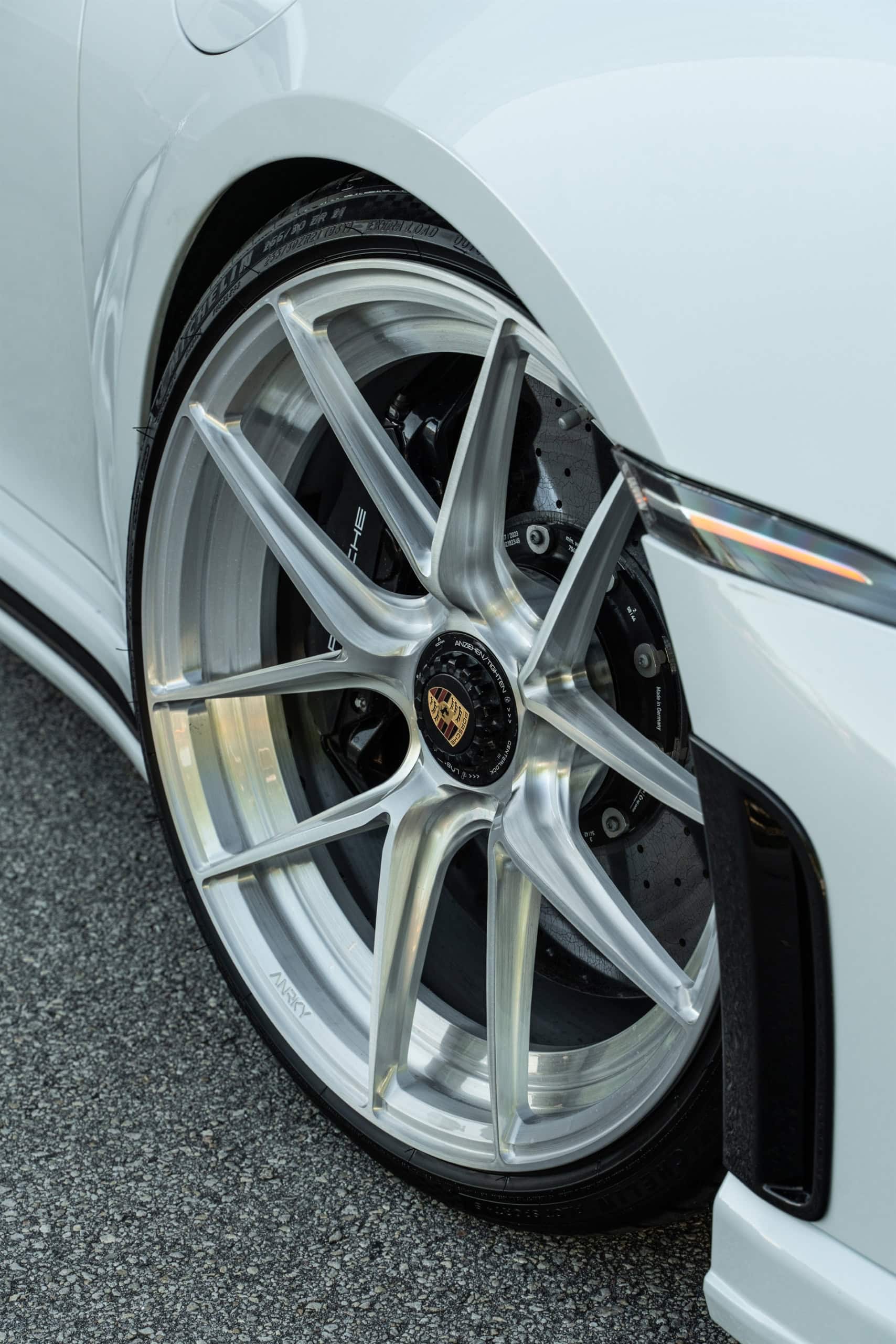TECHART 992 Turbo S | Carrera White | on ANRKY XR-201 | Brushed Clear